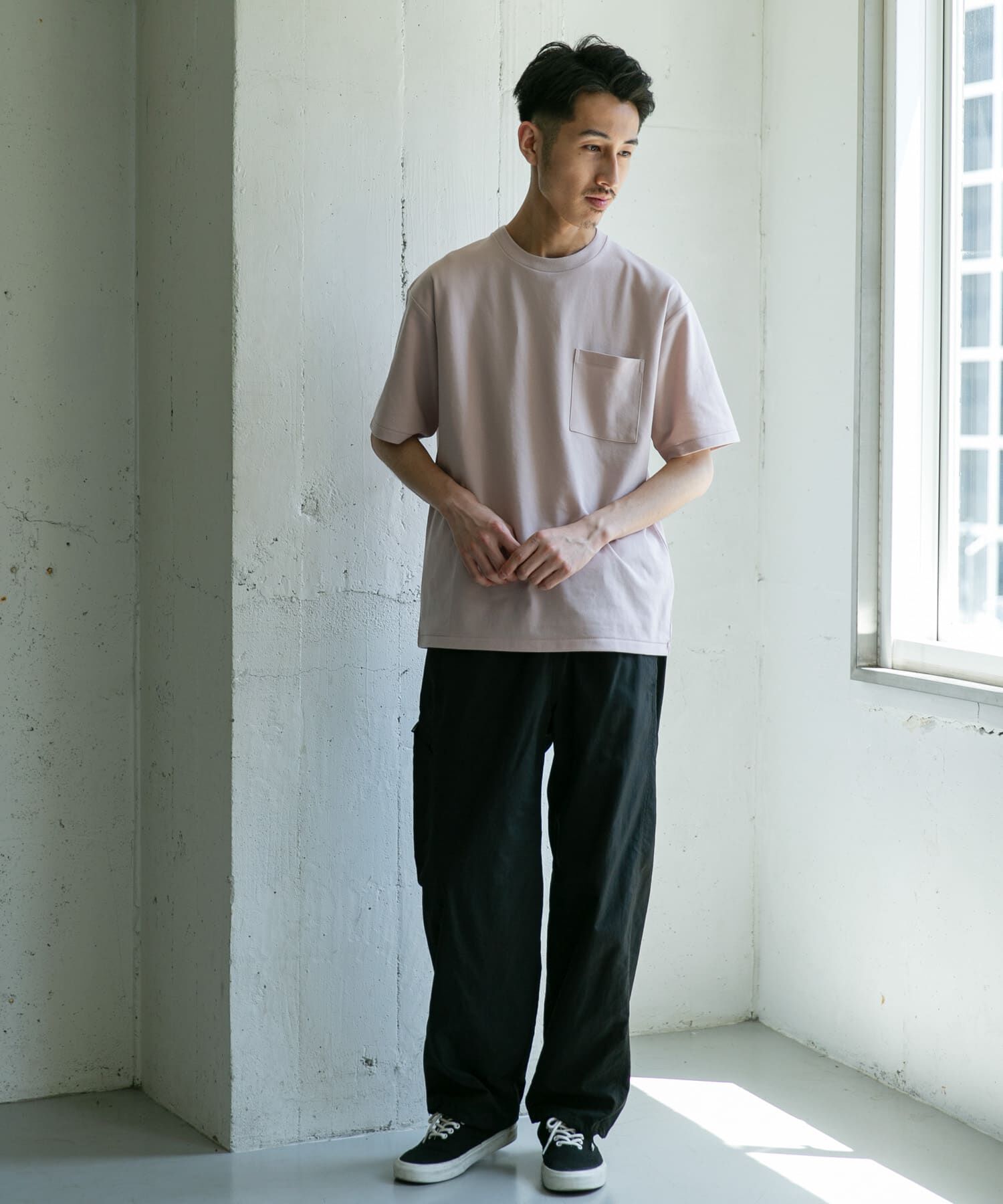 URBAN RESEARCH DOORS「『Sサイズ/WEB限定』ポンチポケットショートスリーブTシャツ」|Tシャツ・カットソー|