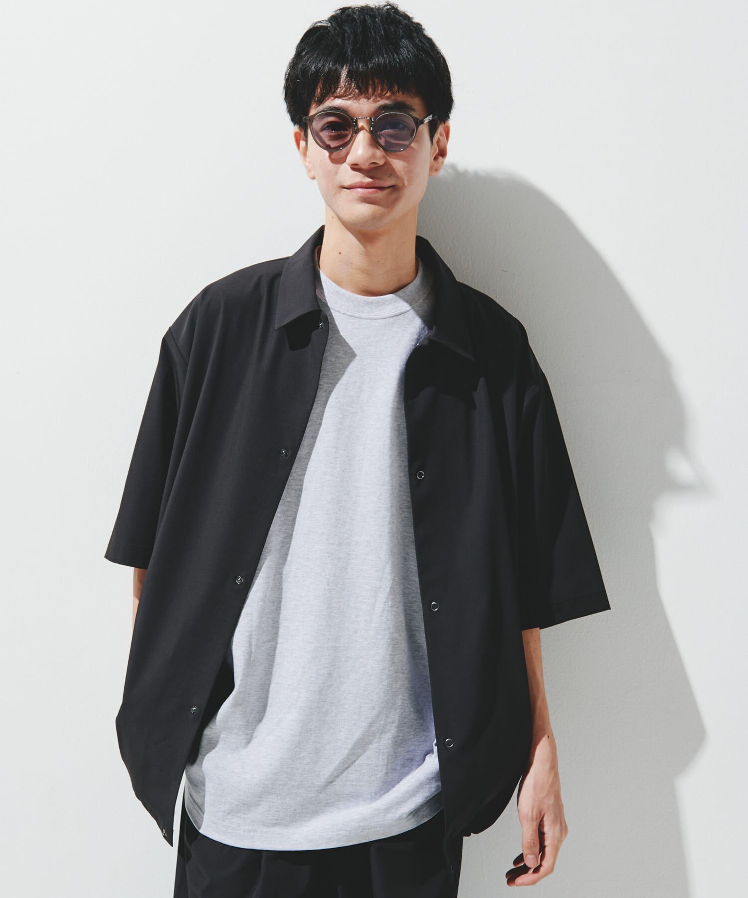 URBAN RESEARCH DOORS「『仁村紗和さん着用』『UR TECH』サマシェア シャツカーディガン」|シャツ・ブラウス|