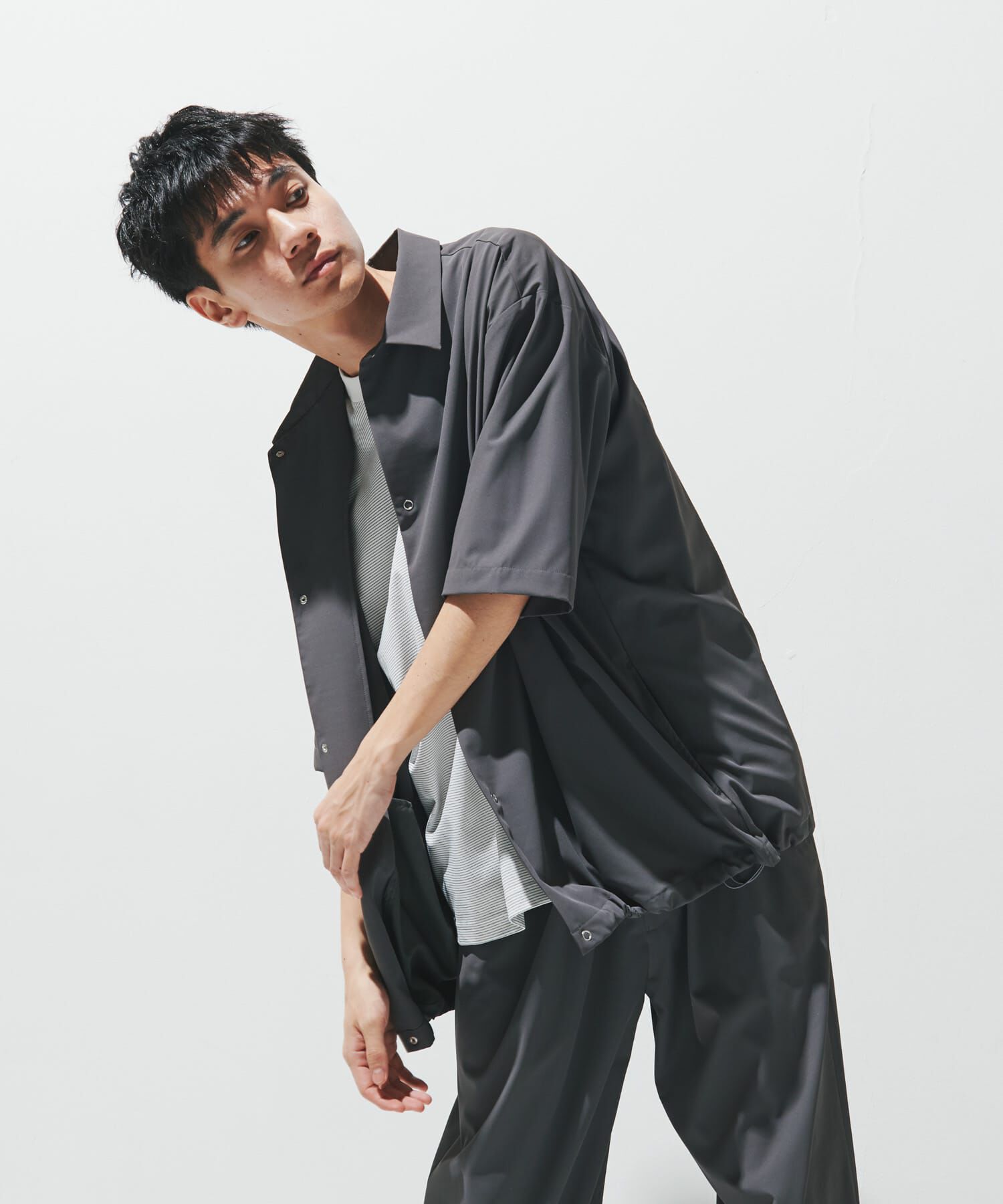 URBAN RESEARCH DOORS「『仁村紗和さん着用』『UR TECH』サマシェア シャツカーディガン」|シャツ・ブラウス|