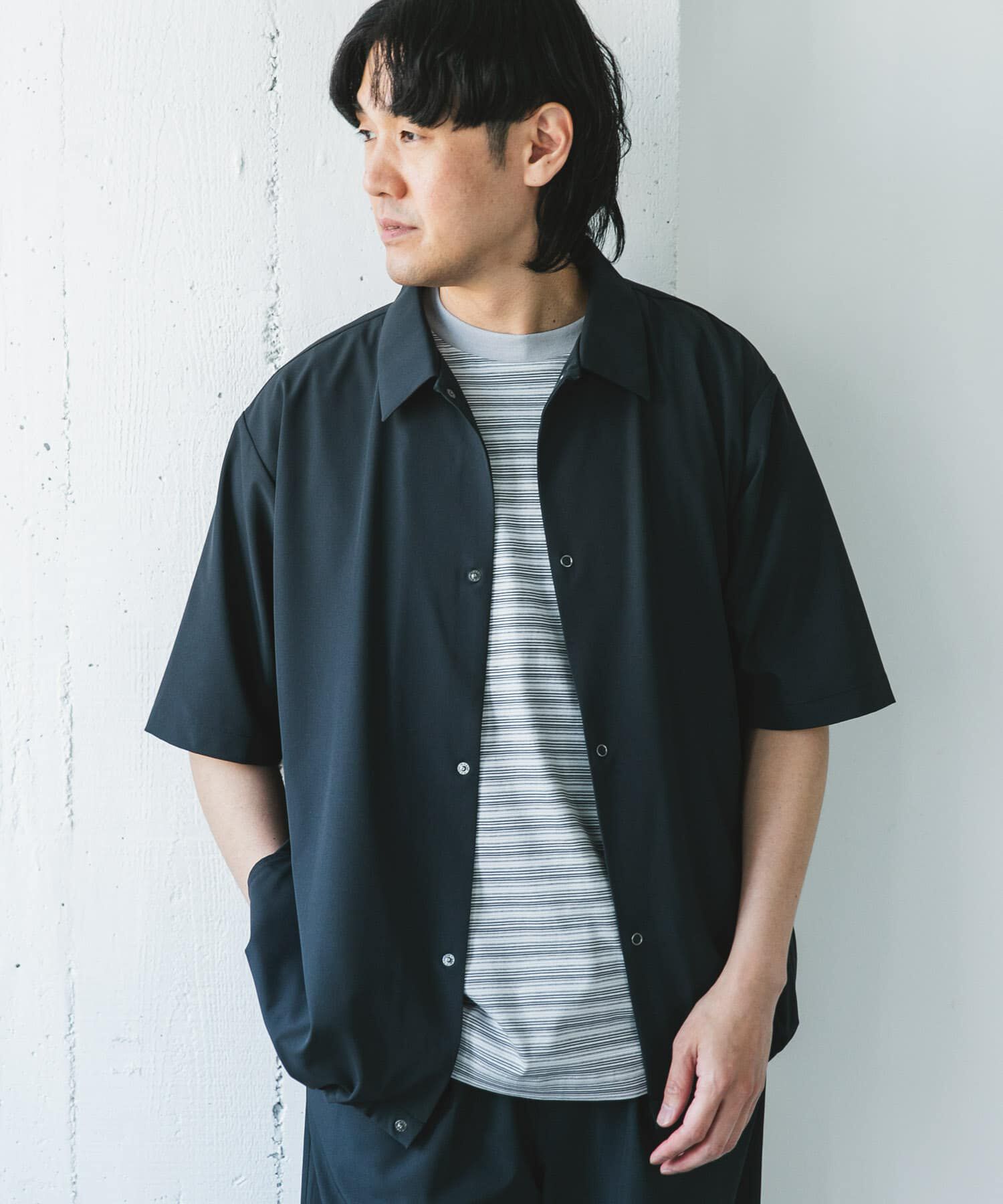 URBAN RESEARCH DOORS「『仁村紗和さん着用』『UR TECH』サマシェア シャツカーディガン」|シャツ・ブラウス|