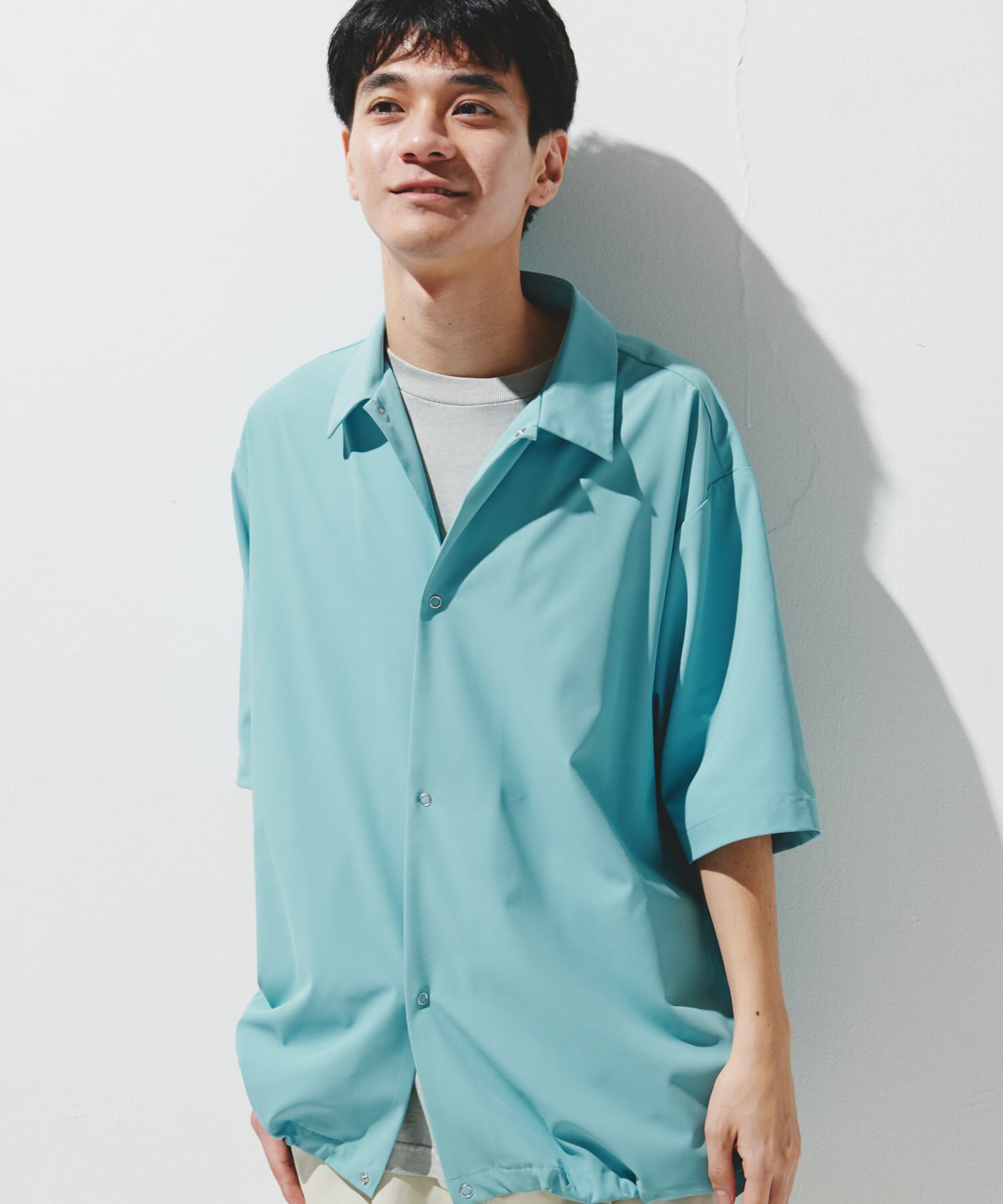 URBAN RESEARCH DOORS「『仁村紗和さん着用』『UR TECH』サマシェア シャツカーディガン」|シャツ・ブラウス|