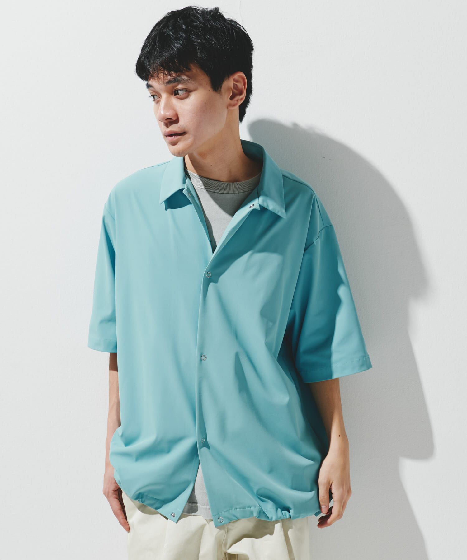 URBAN RESEARCH DOORS「『仁村紗和さん着用』『UR TECH』サマシェア シャツカーディガン」|シャツ・ブラウス|