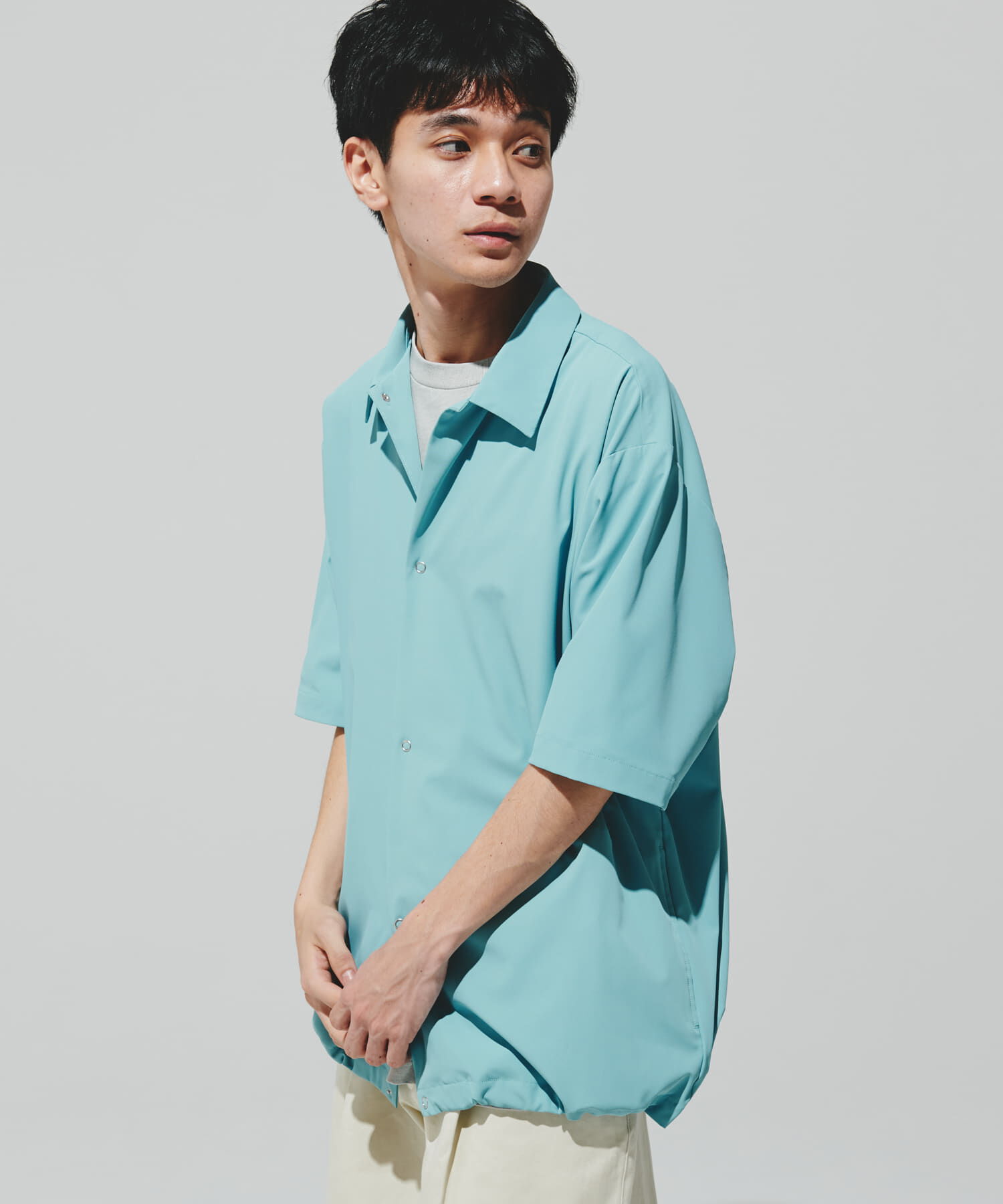 URBAN RESEARCH DOORS「『仁村紗和さん着用』『UR TECH』サマシェア シャツカーディガン」|シャツ・ブラウス|