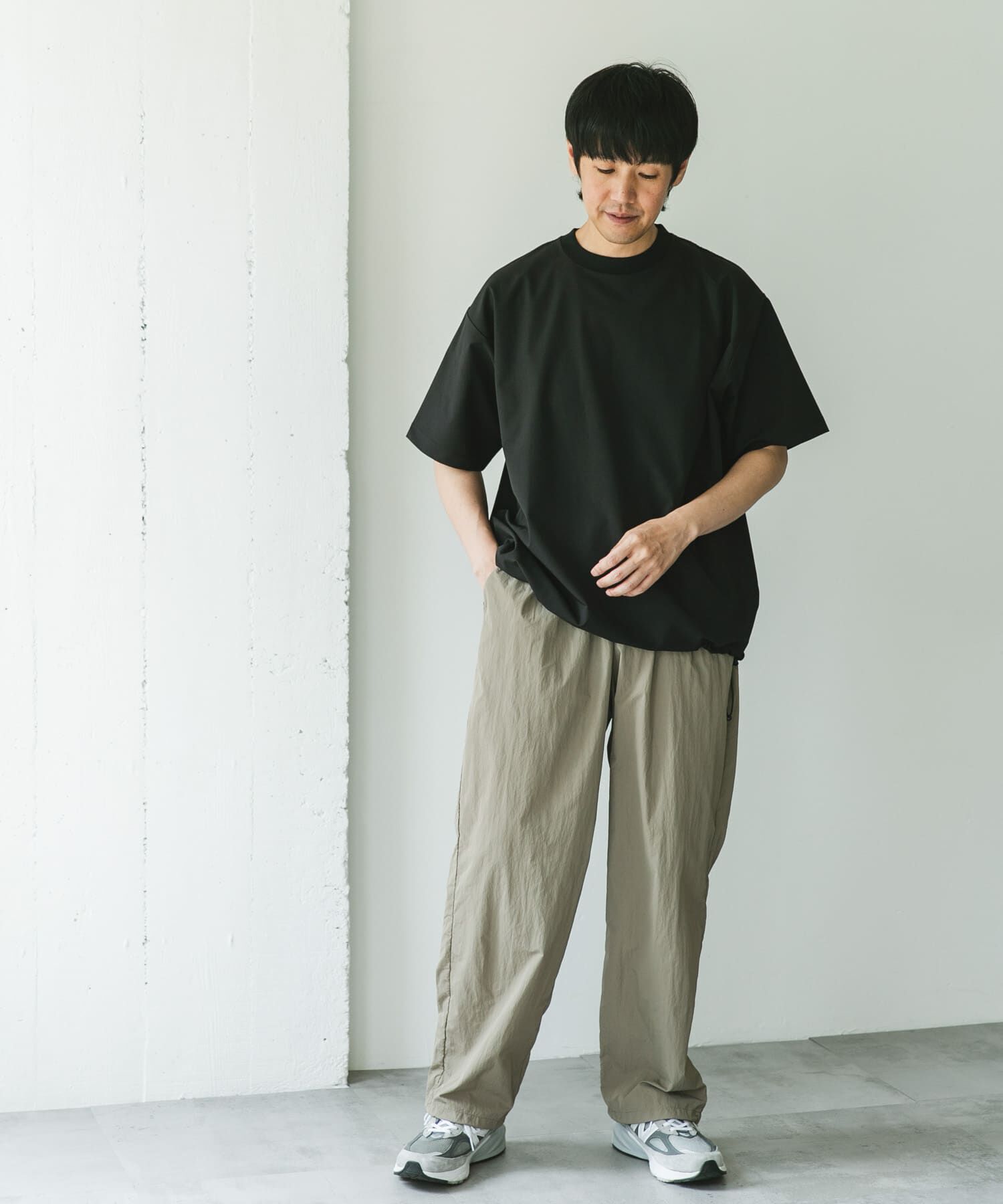 URBAN RESEARCH DOORS「『吸水速乾/UVカット/防シワ』ダブルクロス ストレッチプルオーバー」|Tシャツ・カットソー|