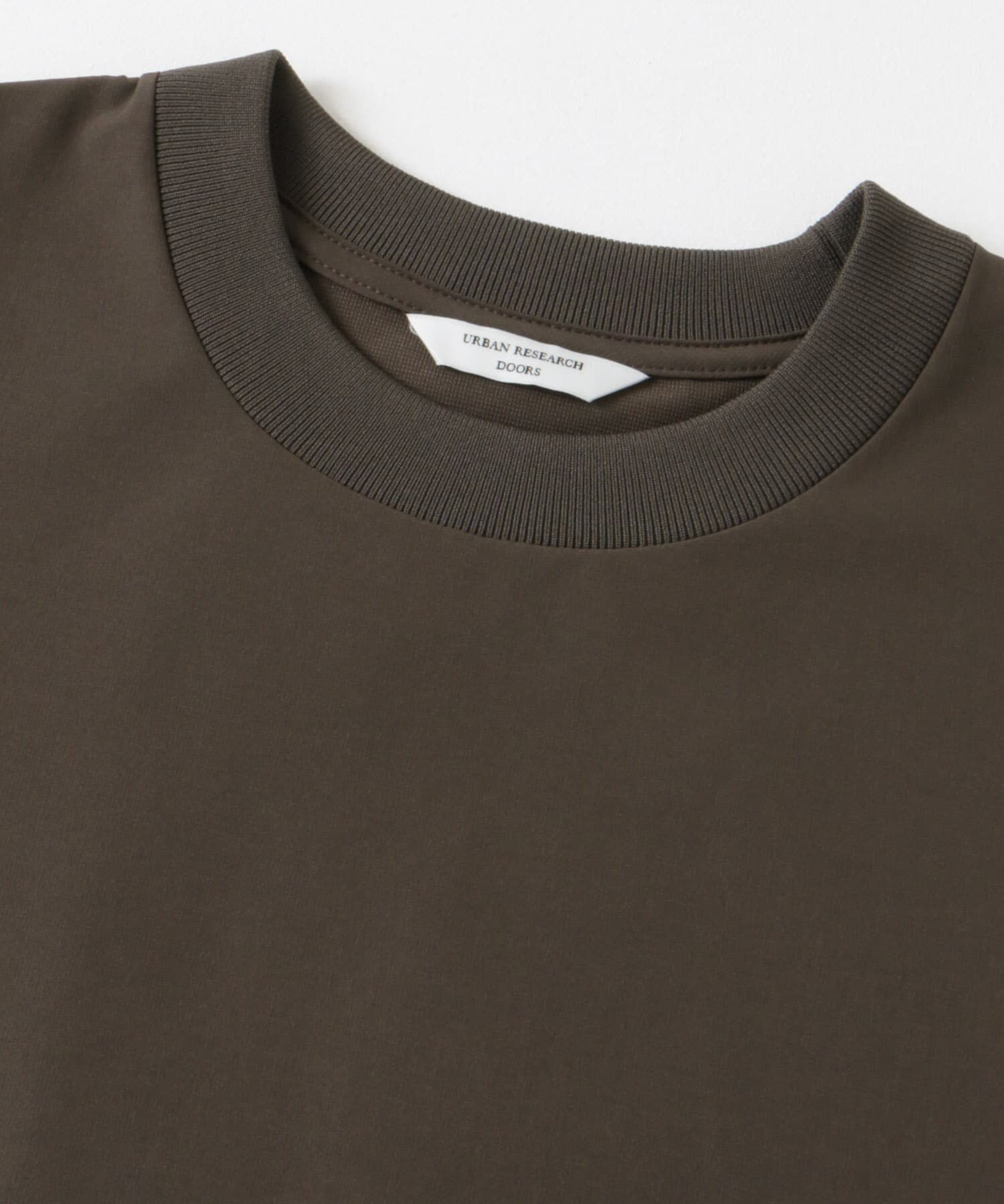 URBAN RESEARCH DOORS「『吸水速乾/UVカット/防シワ』ダブルクロス ストレッチプルオーバー」|Tシャツ・カットソー|