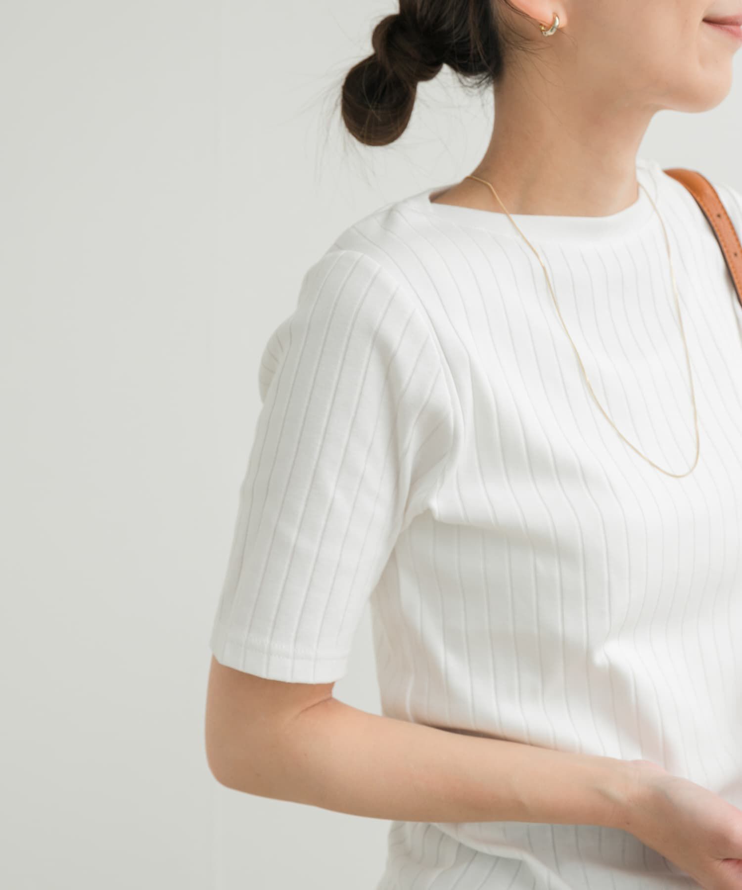 URBAN RESEARCH DOORS「針抜き半袖カットソー」|Tシャツ・カットソー|