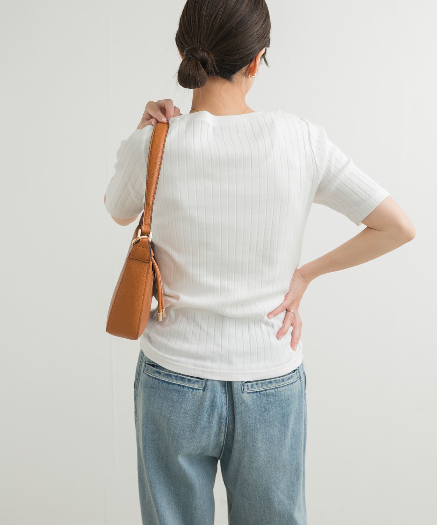 URBAN RESEARCH DOORS「針抜き半袖カットソー」|Tシャツ・カットソー|