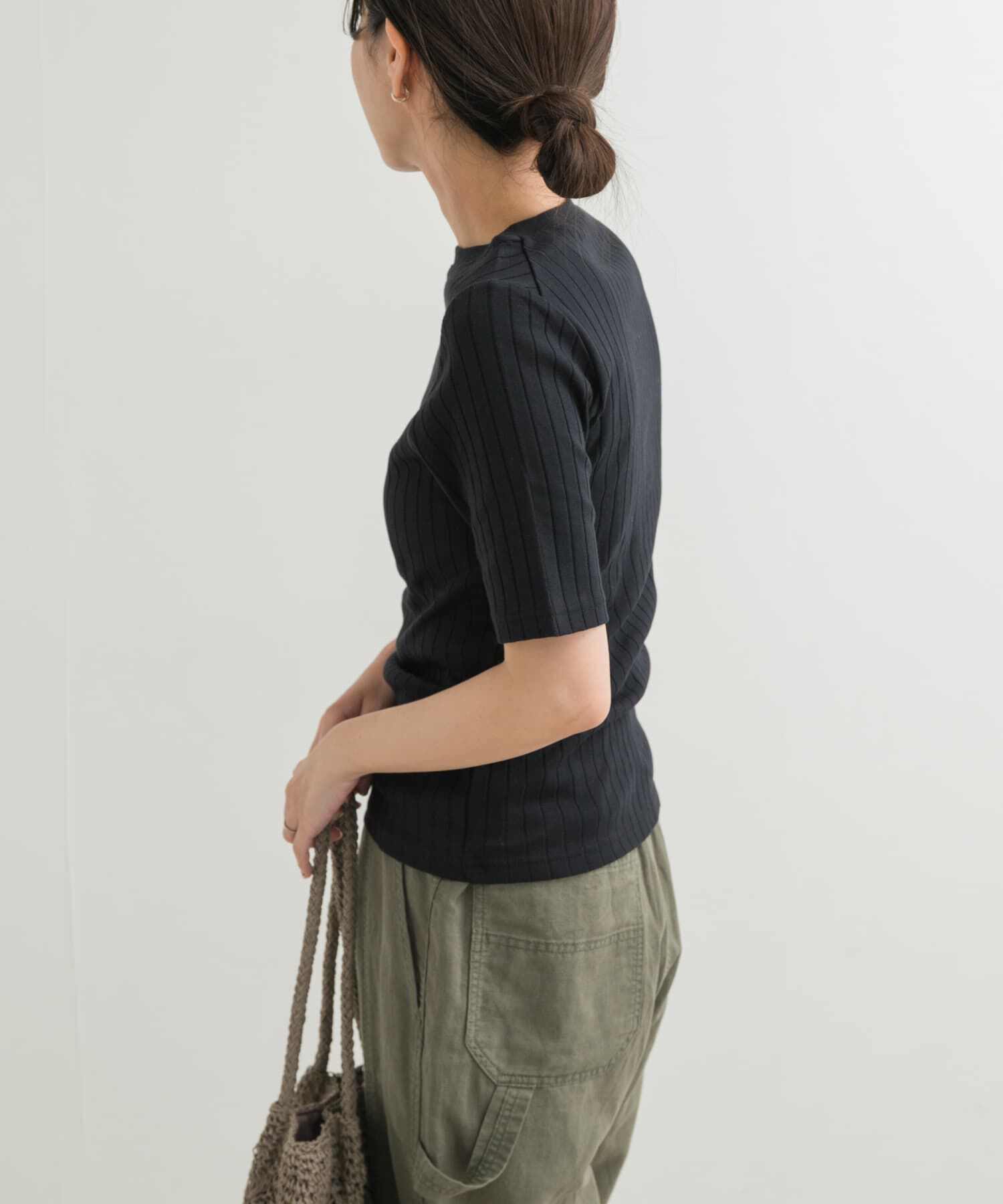 URBAN RESEARCH DOORS「針抜き半袖カットソー」|Tシャツ・カットソー|