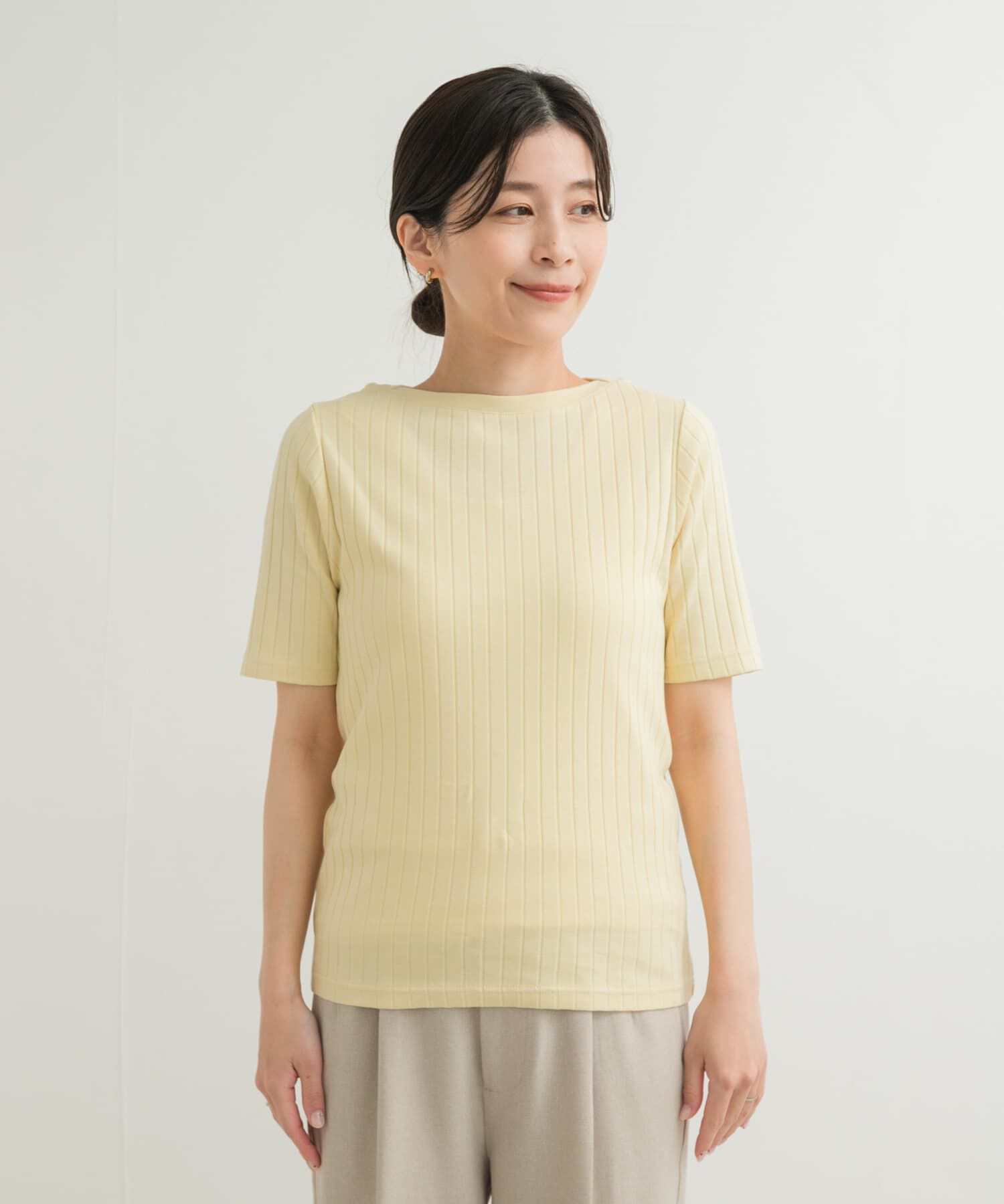 URBAN RESEARCH DOORS「針抜き半袖カットソー」|Tシャツ・カットソー|