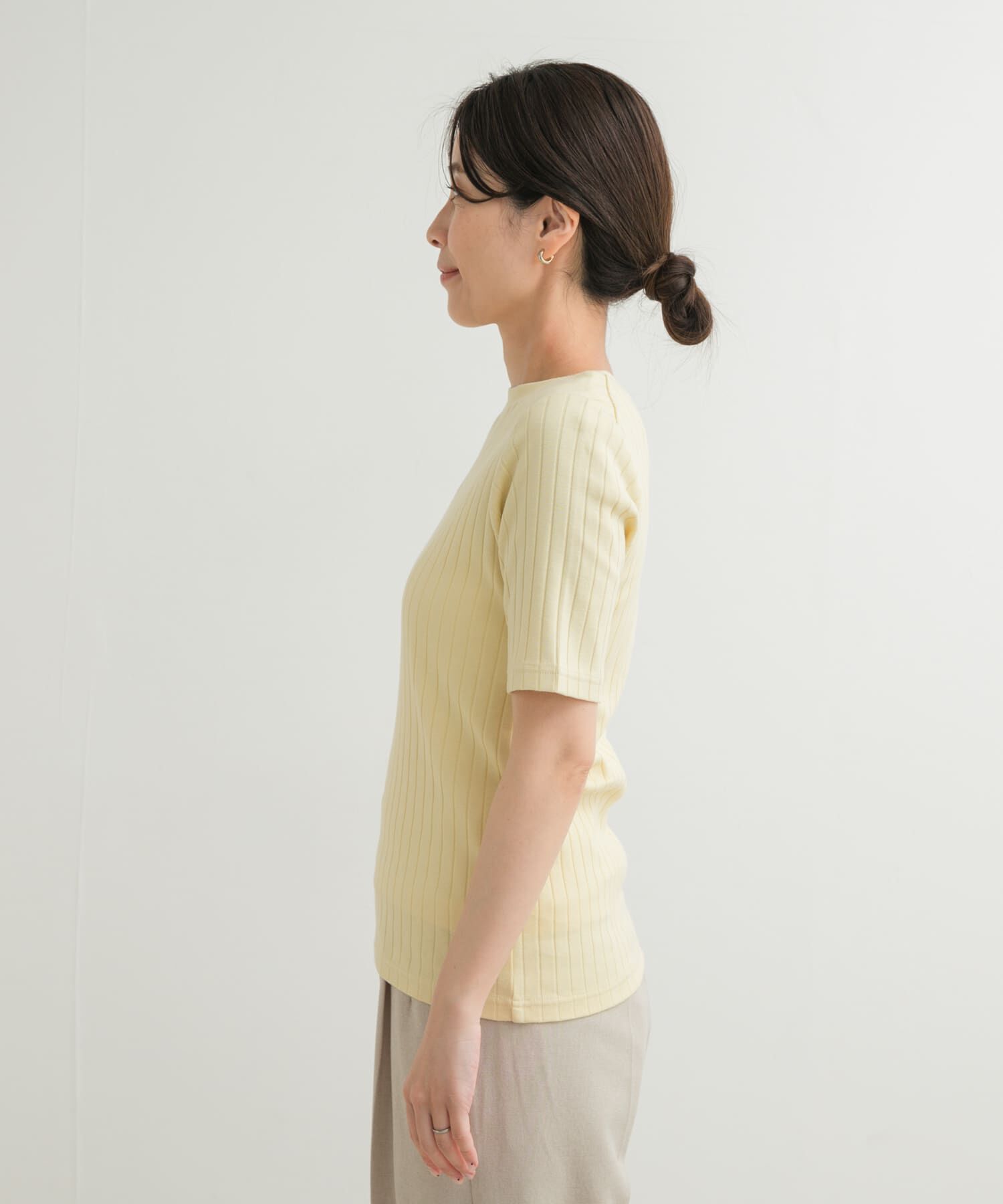 URBAN RESEARCH DOORS「針抜き半袖カットソー」|Tシャツ・カットソー|