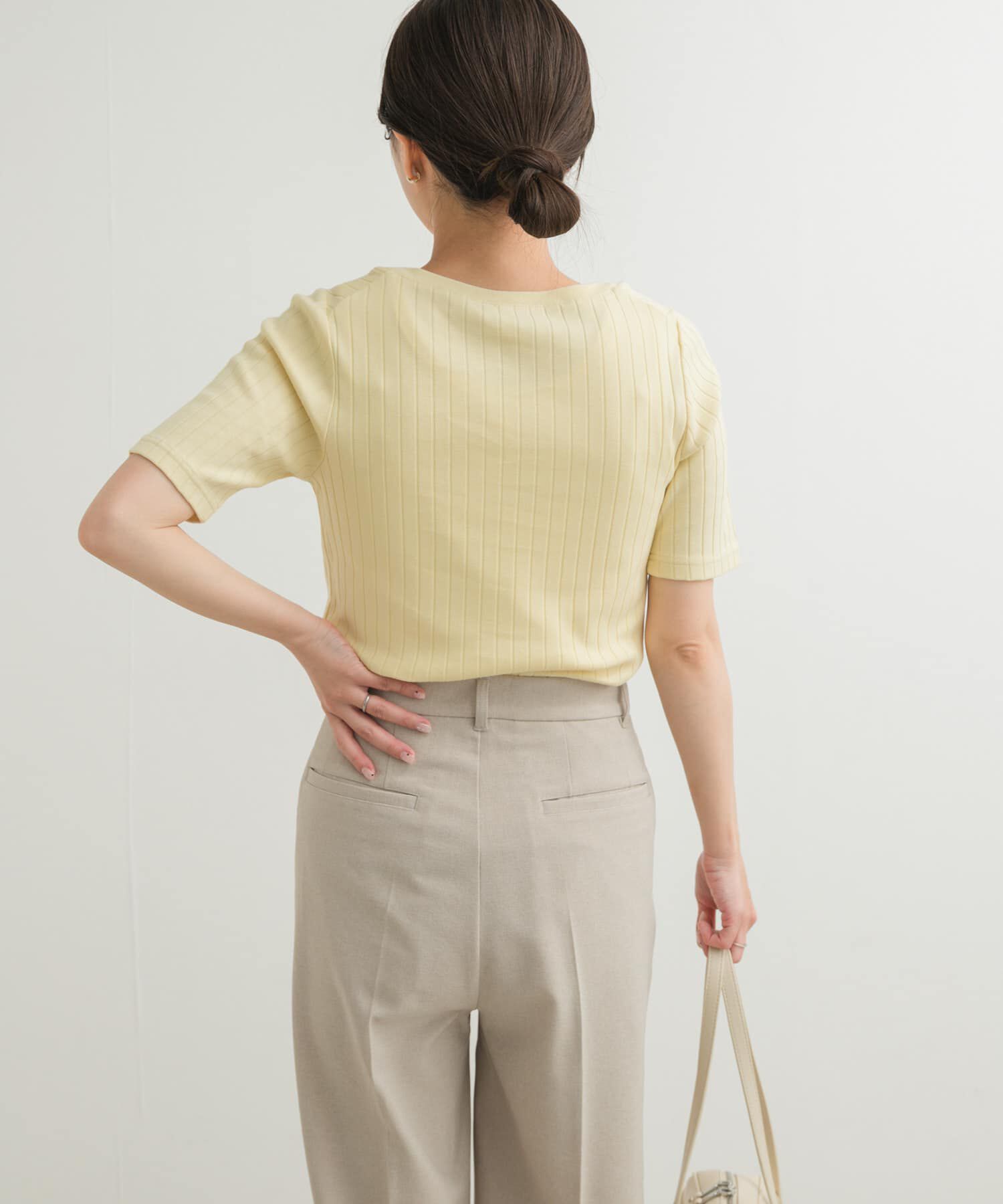 URBAN RESEARCH DOORS「針抜き半袖カットソー」|Tシャツ・カットソー|