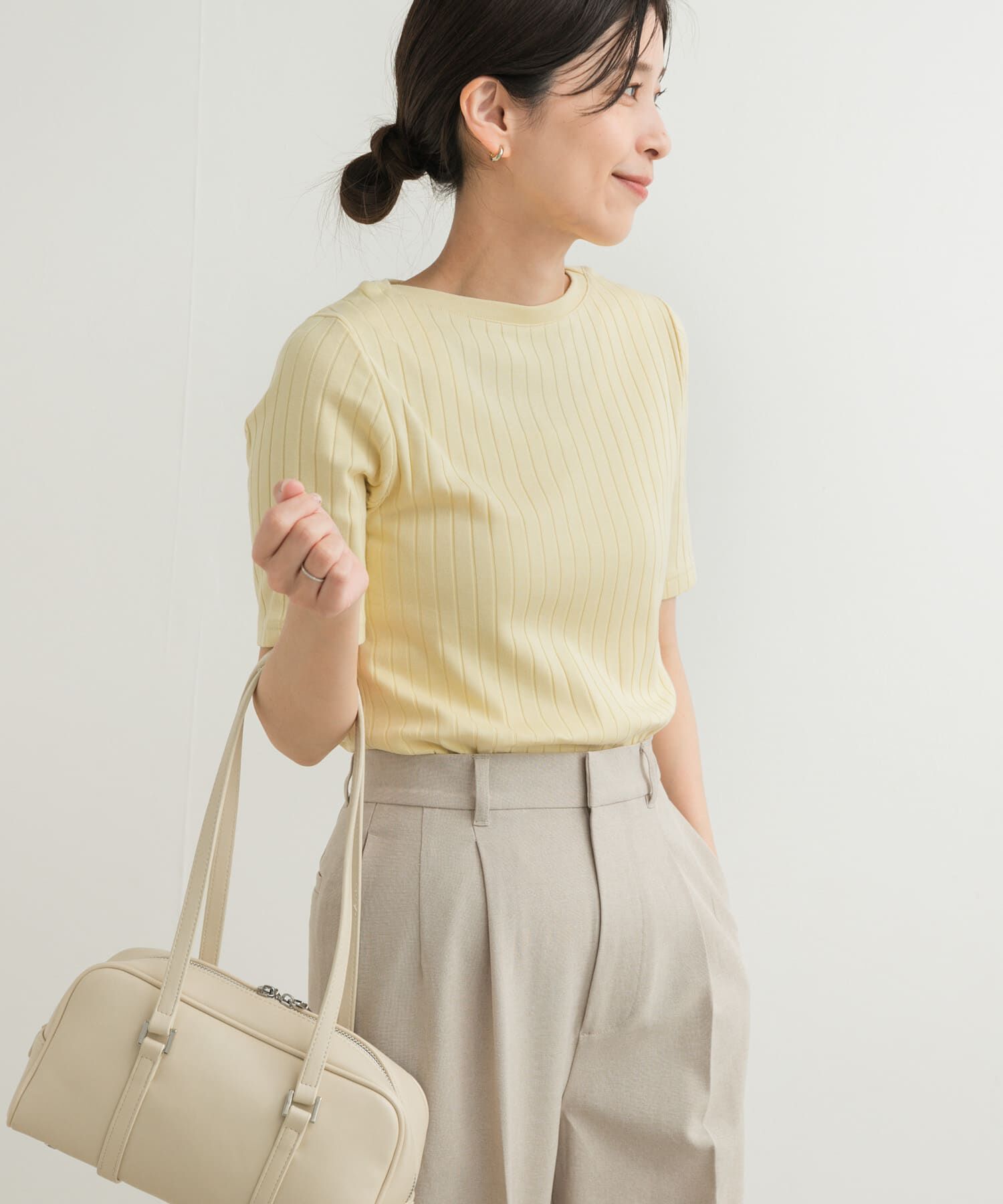 URBAN RESEARCH DOORS「針抜き半袖カットソー」|Tシャツ・カットソー|