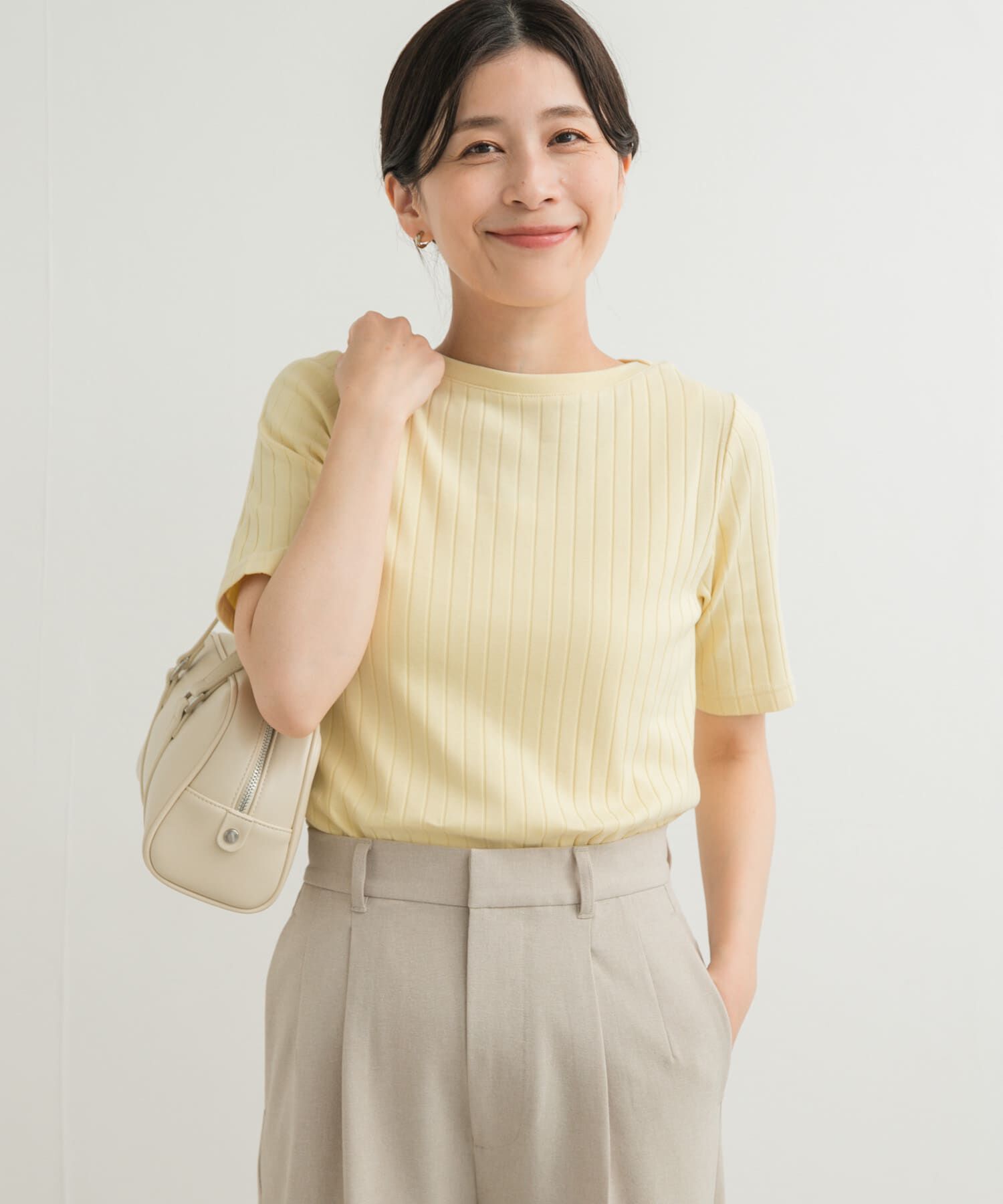 URBAN RESEARCH DOORS「針抜き半袖カットソー」|Tシャツ・カットソー|