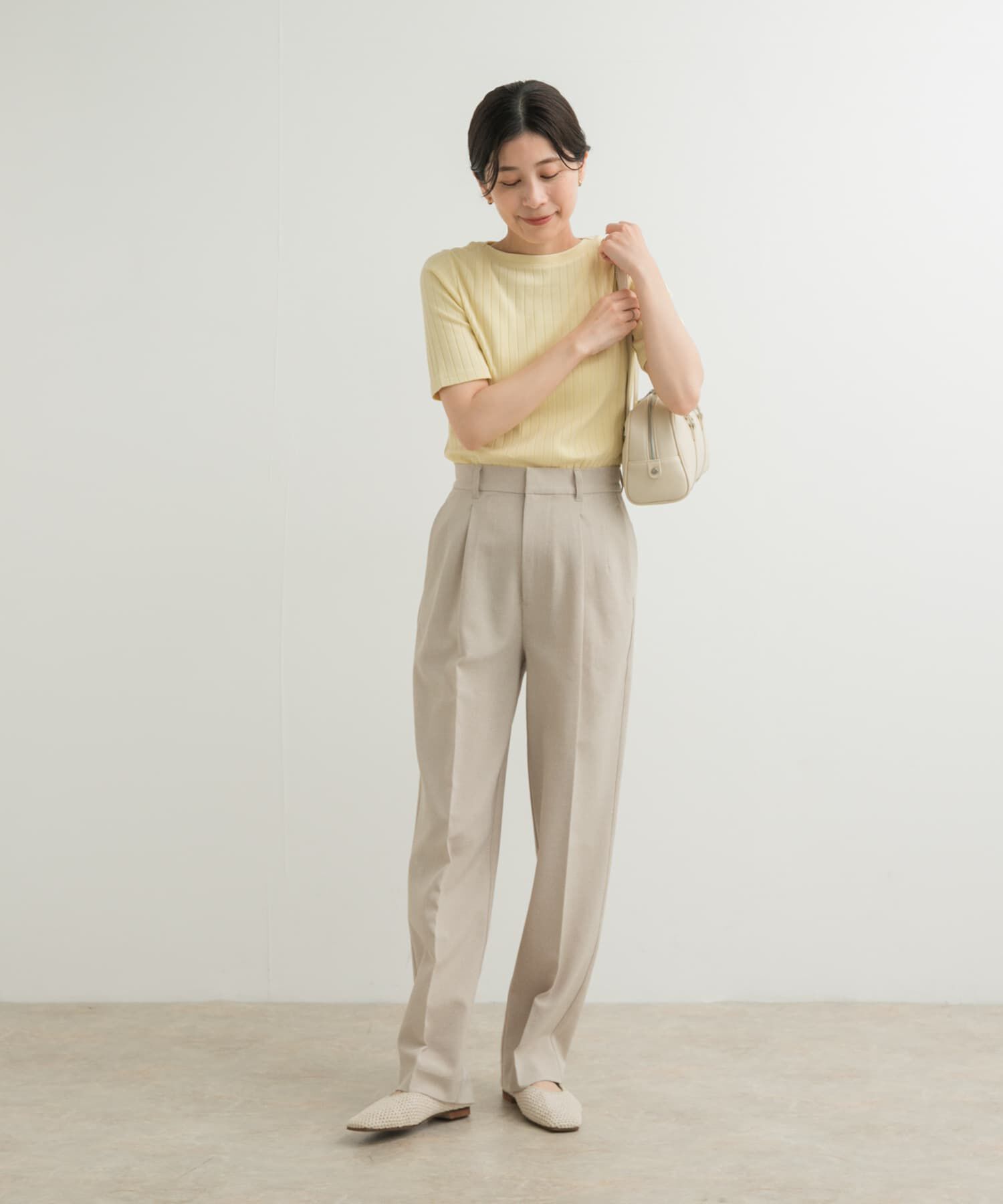 URBAN RESEARCH DOORS「針抜き半袖カットソー」|Tシャツ・カットソー|