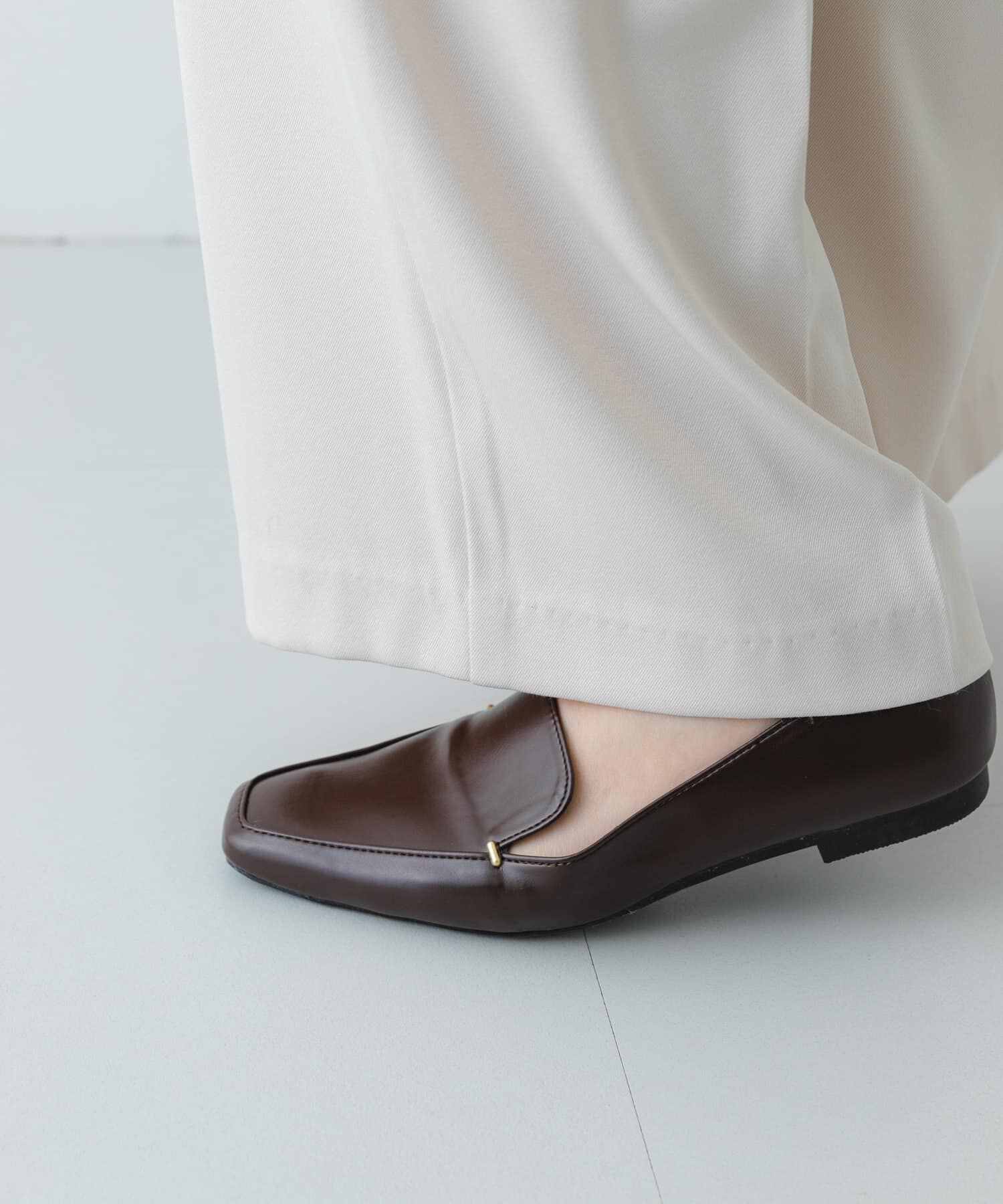 RODE SKO「『MADE IN JAPAN』スクエアトゥプチメタルローファー」|ローファー|