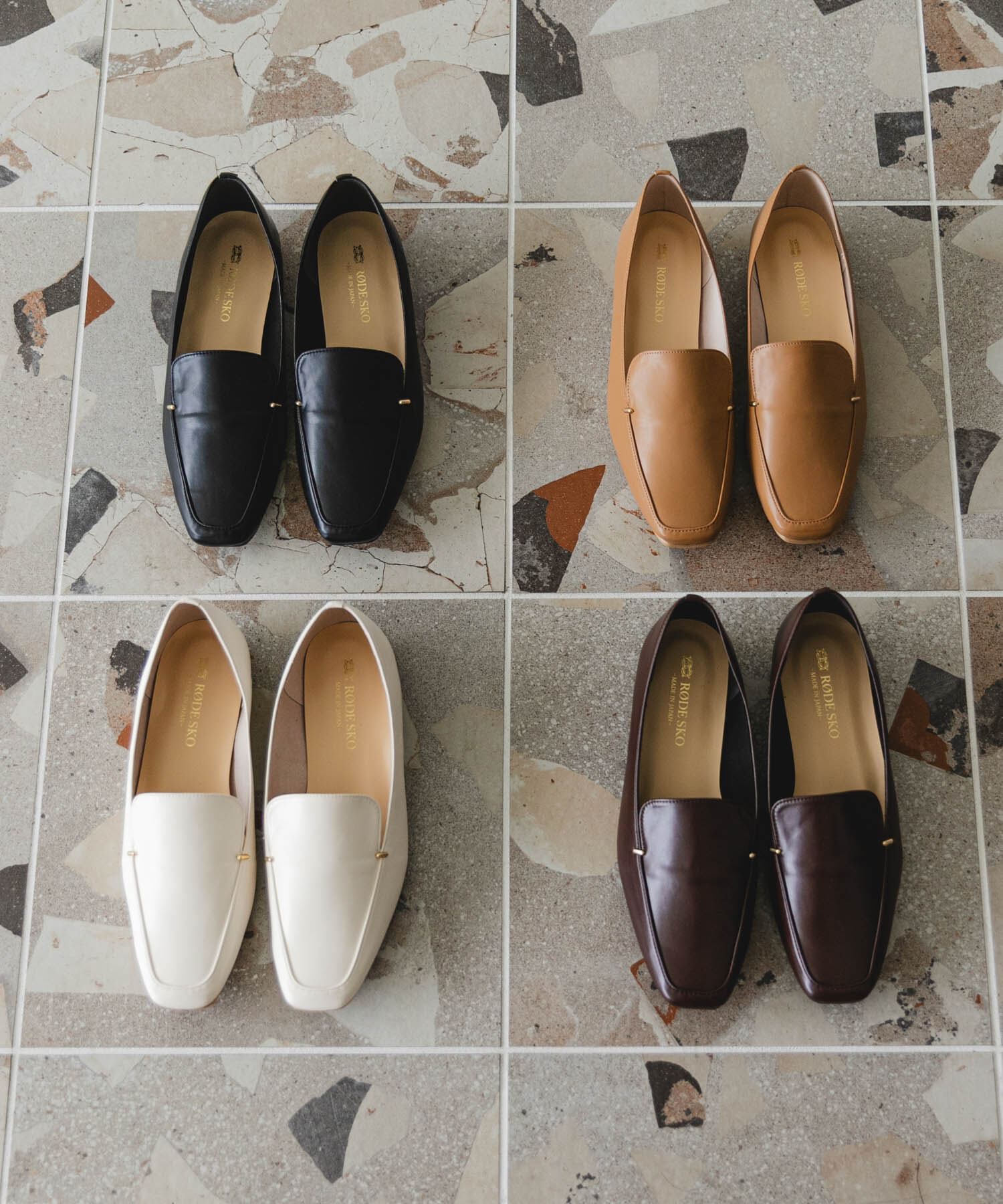 RODE SKO「『MADE IN JAPAN』スクエアトゥプチメタルローファー」|ローファー|