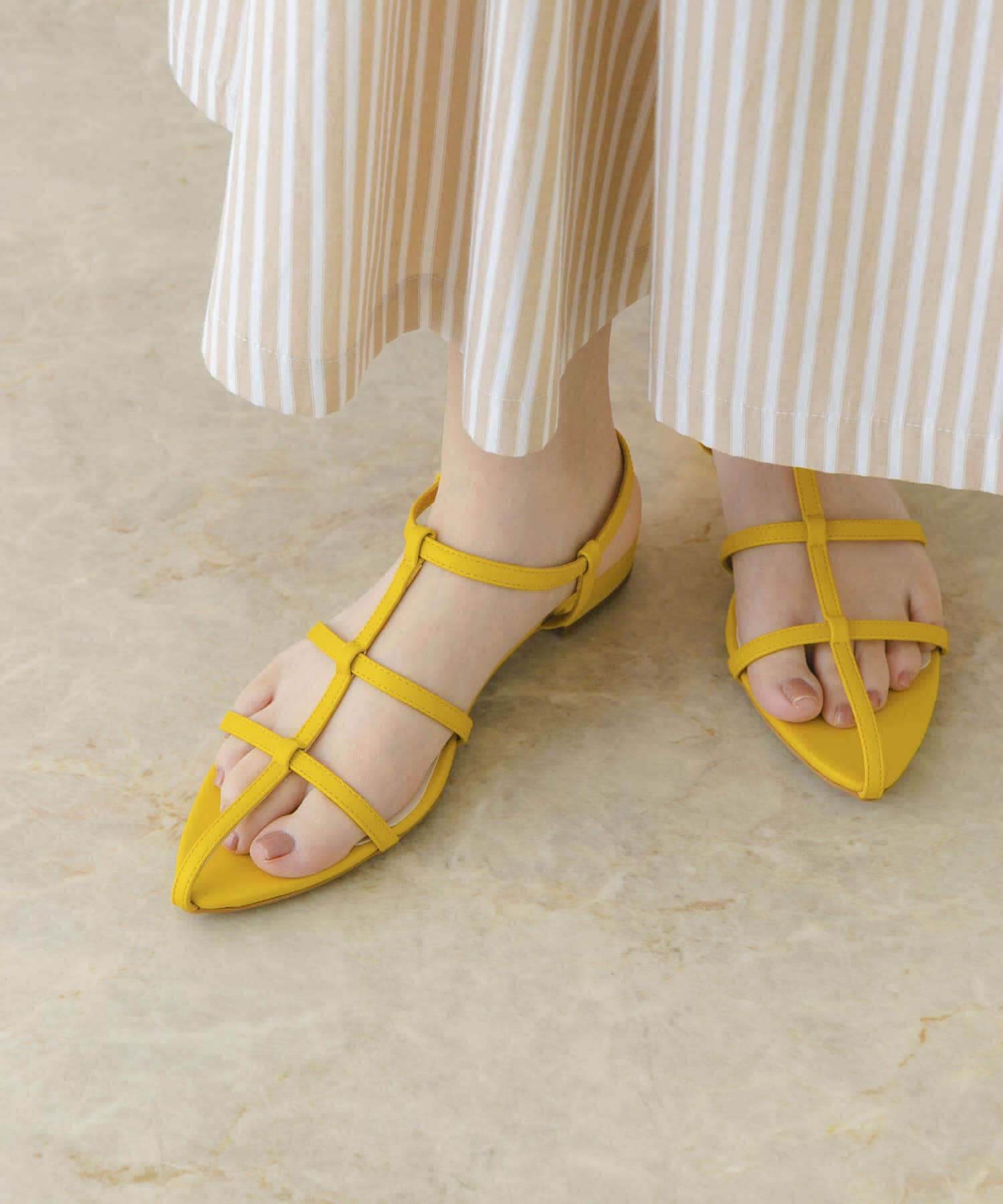 RODE SKO「ナローストラップサンダル」|サンダル|