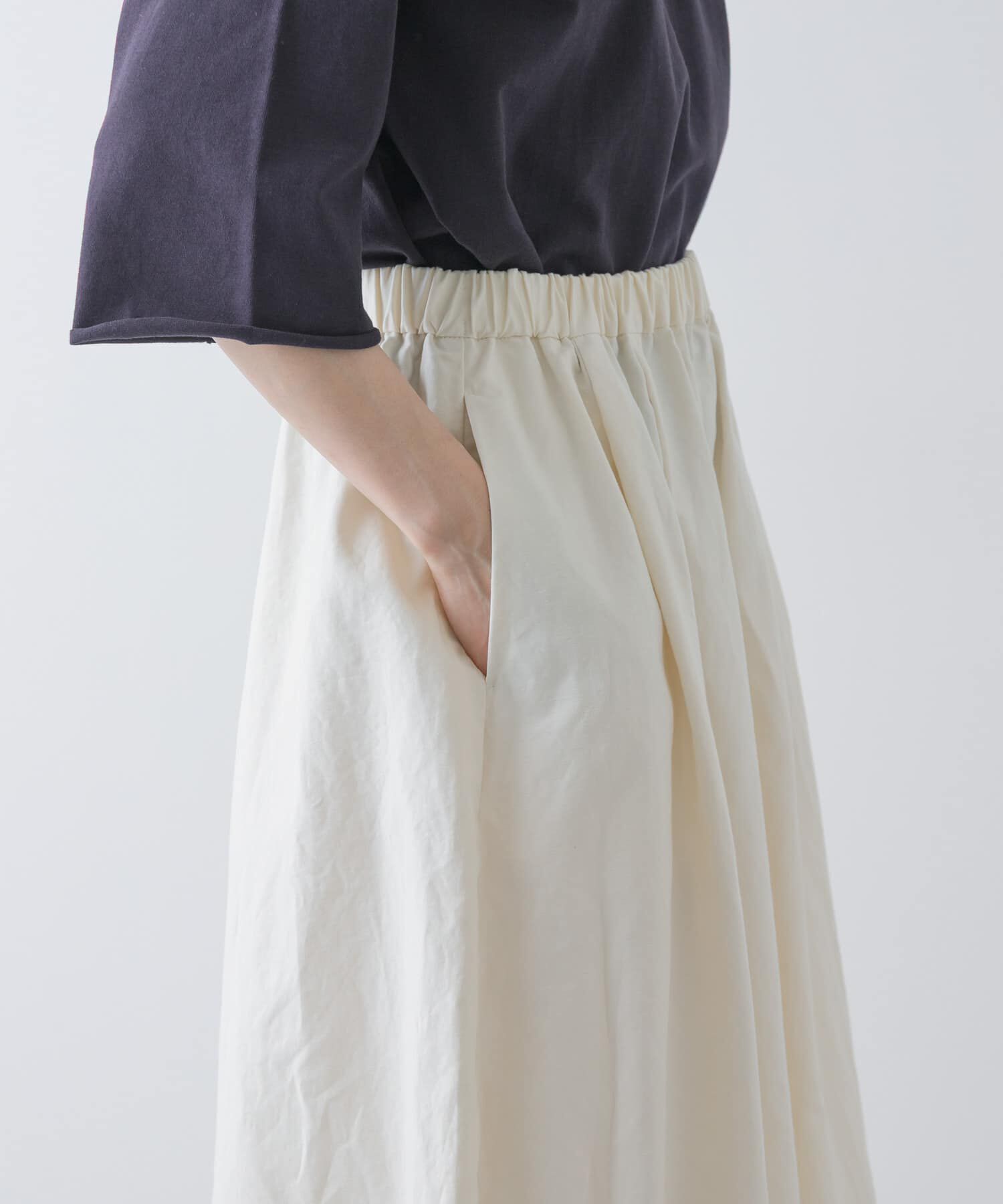 かぐれ「コットンリネンコクーンスカート」|スカート|
