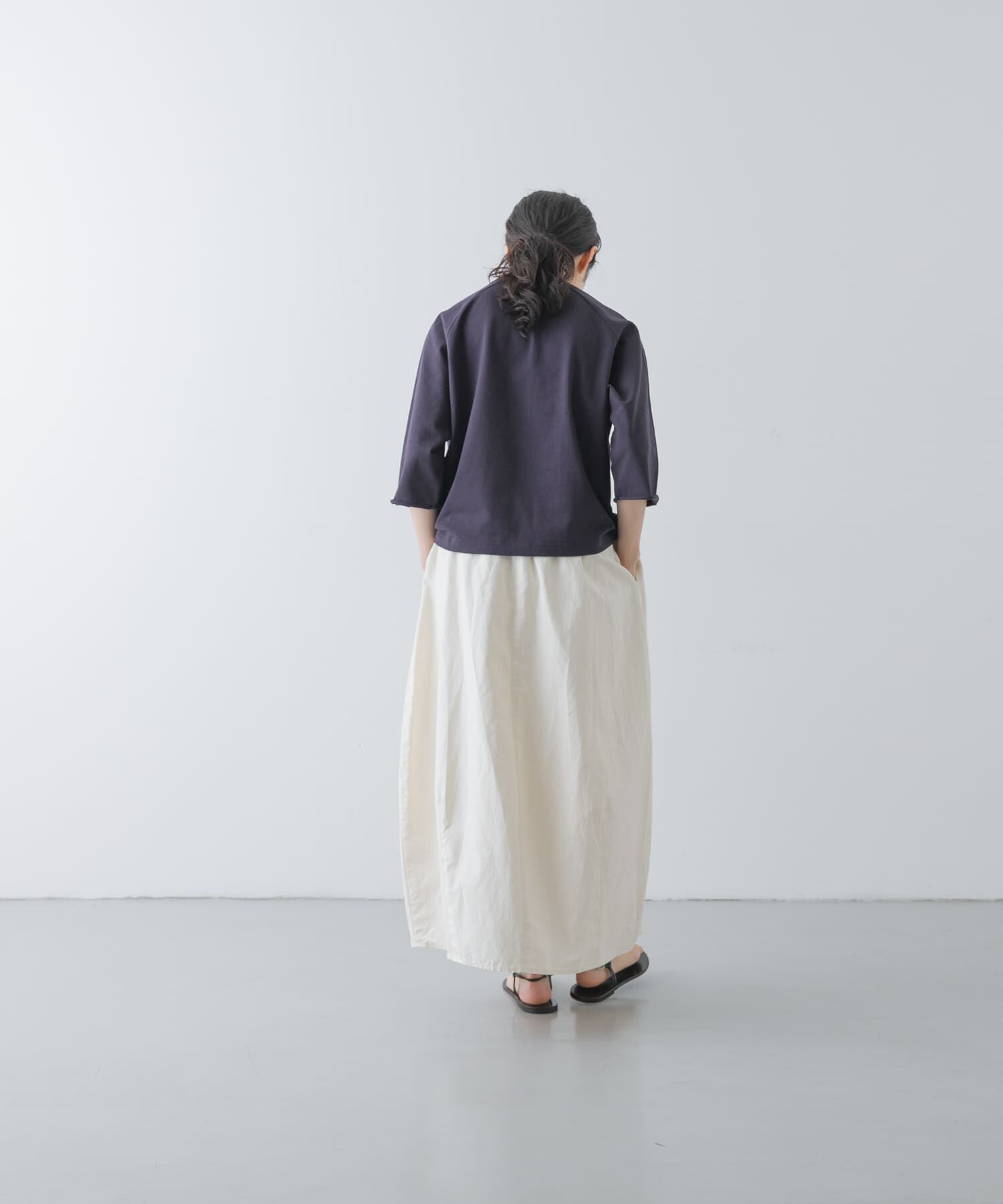 かぐれ「コットンリネンコクーンスカート」|スカート|