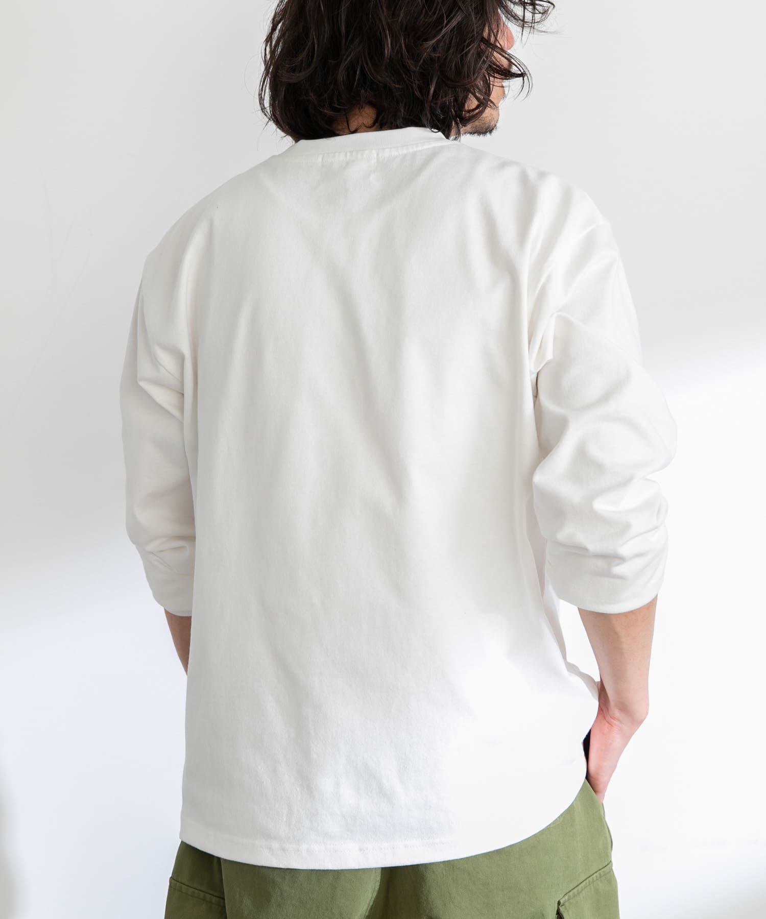 Sonny Label 「ナイロンポケット切替ロングスリーブTEE」|Tシャツ・カットソー|