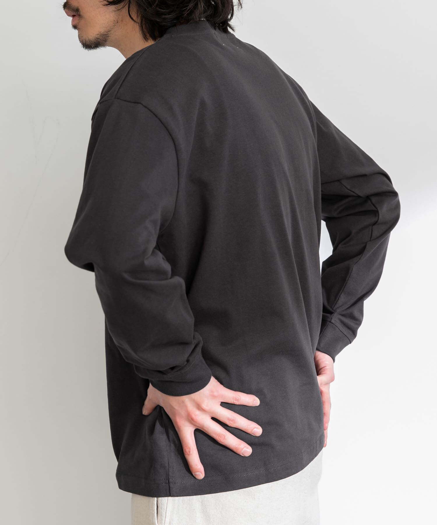 Sonny Label 「ナイロンポケット切替ロングスリーブTEE」|Tシャツ・カットソー|