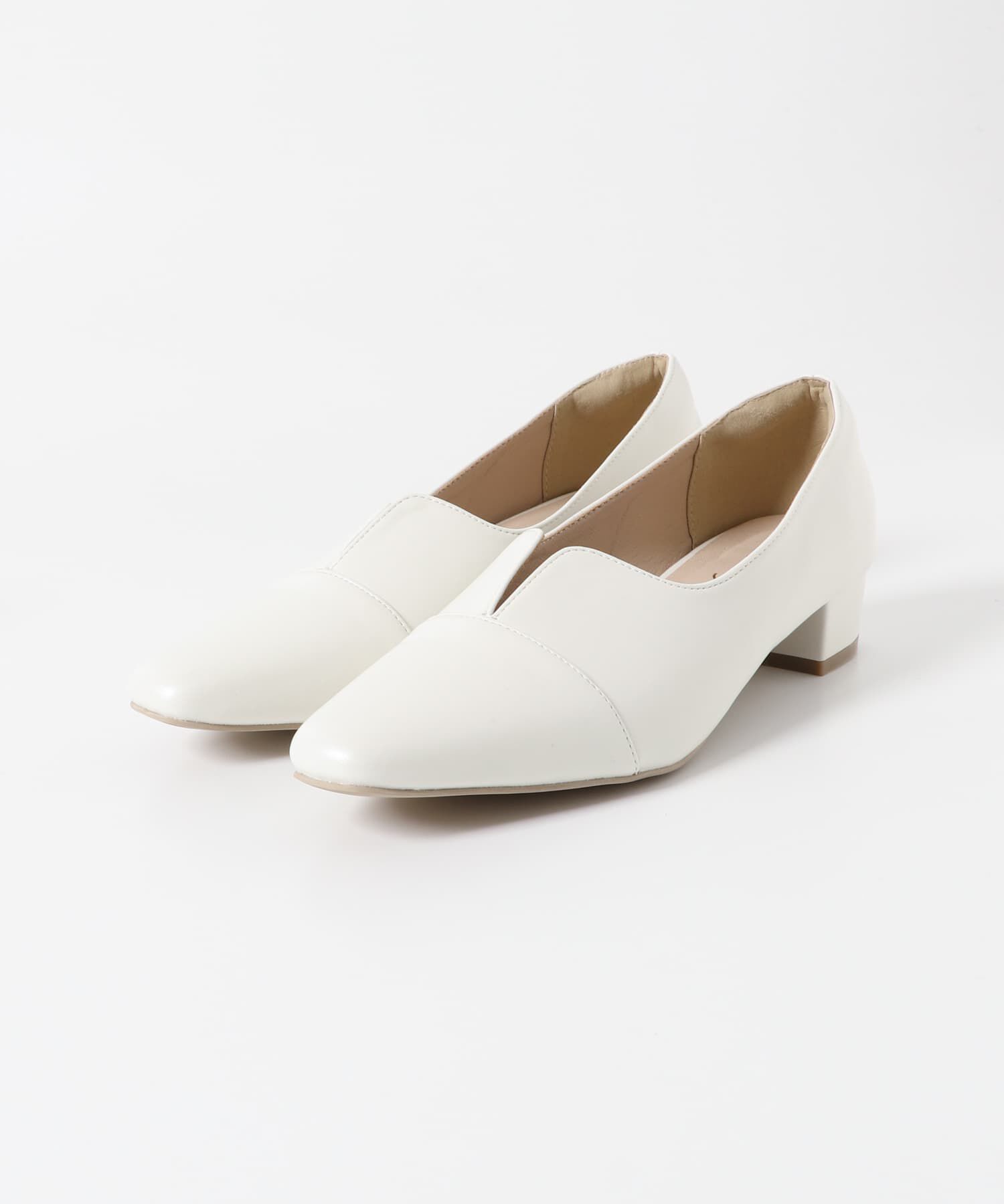 Sonny Label 「Vカットローヒールパンプス」|パンプス|