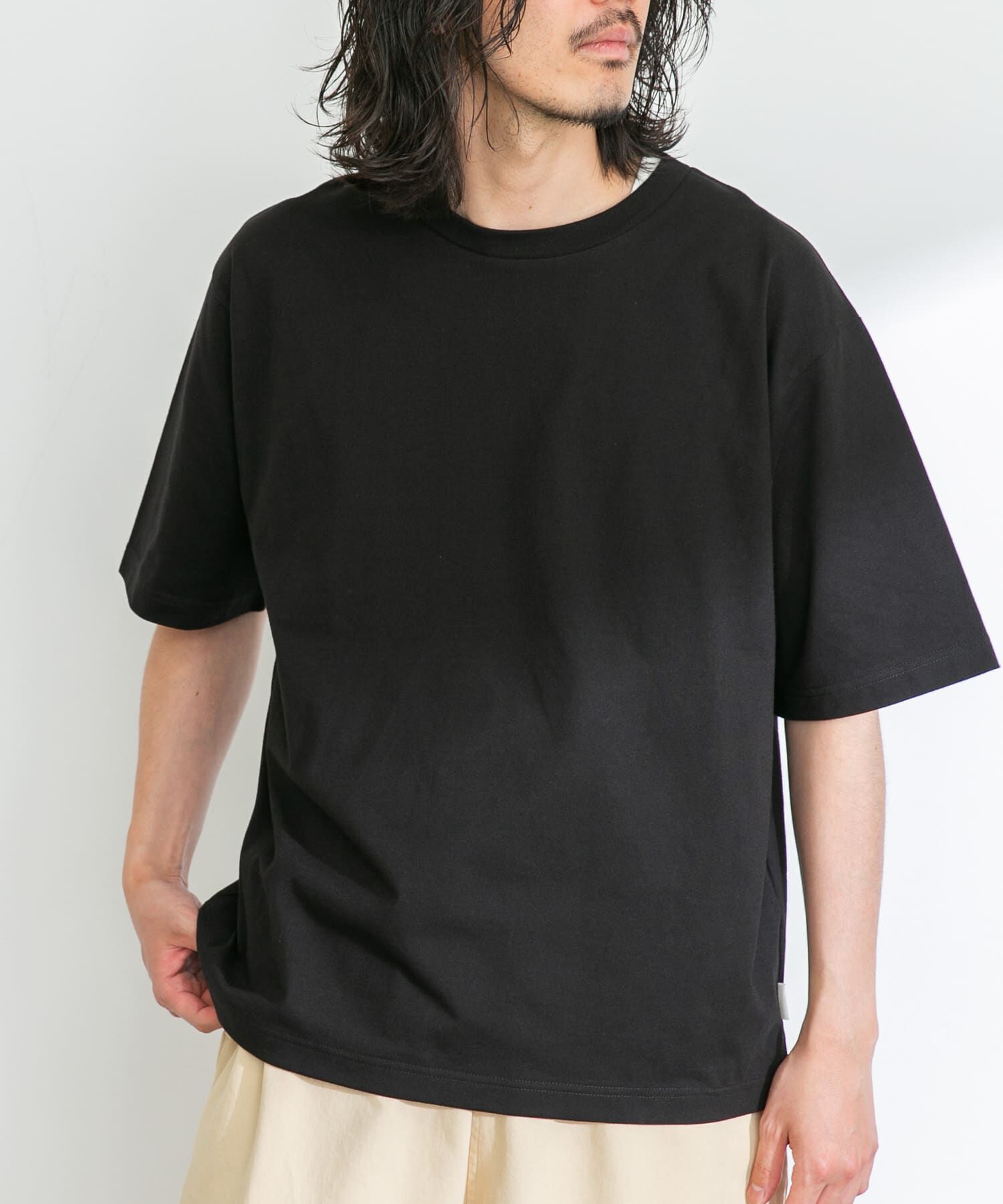 Sonny Label 「『接触冷感/吸水速乾/UVカット』HIGH COOL ショートスリーブTシャツ」|Tシャツ・カットソー|ブラック