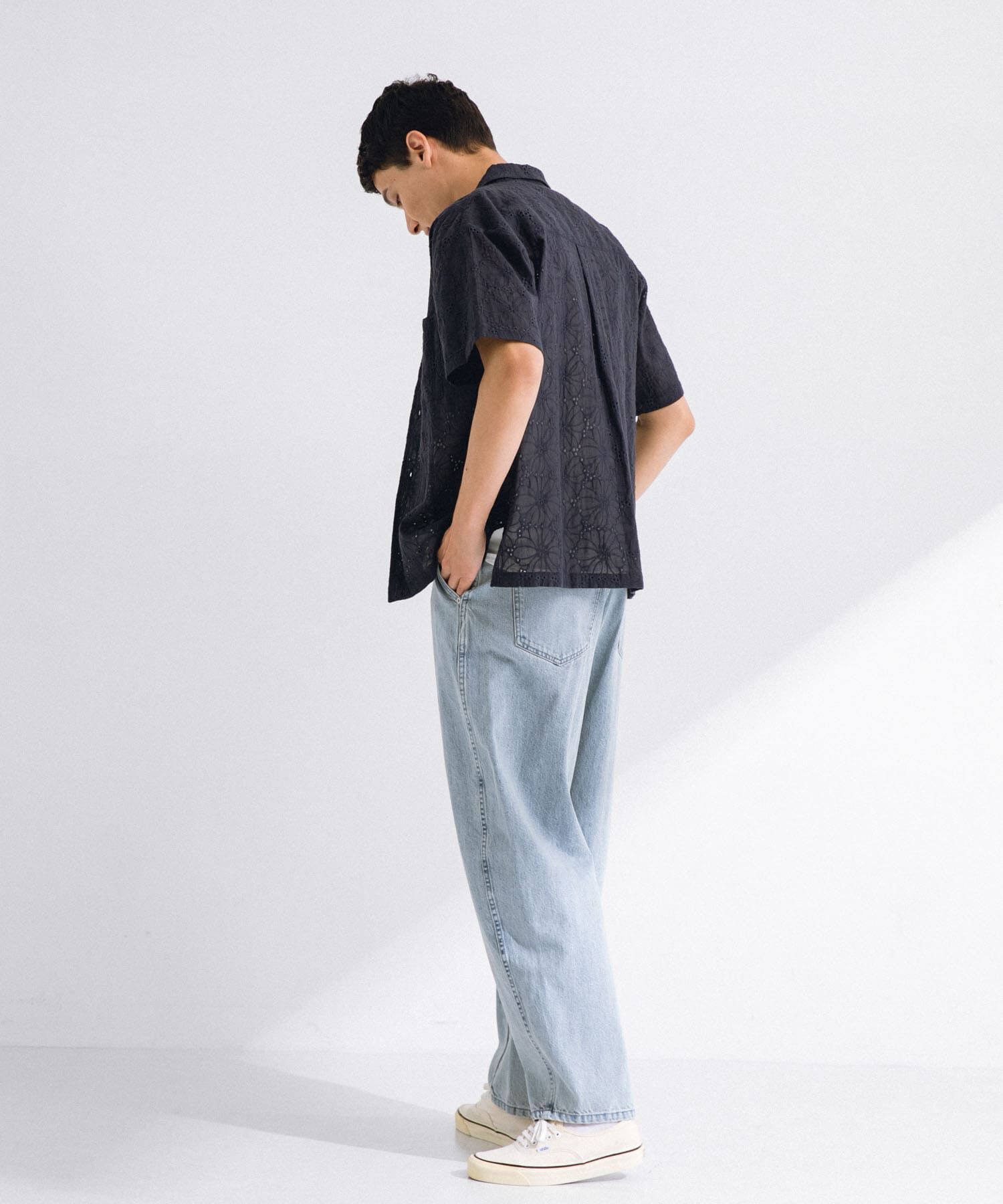 Sonny Label 「レース刺繍ショートスリーブシャツ」|シャツ・ブラウス|