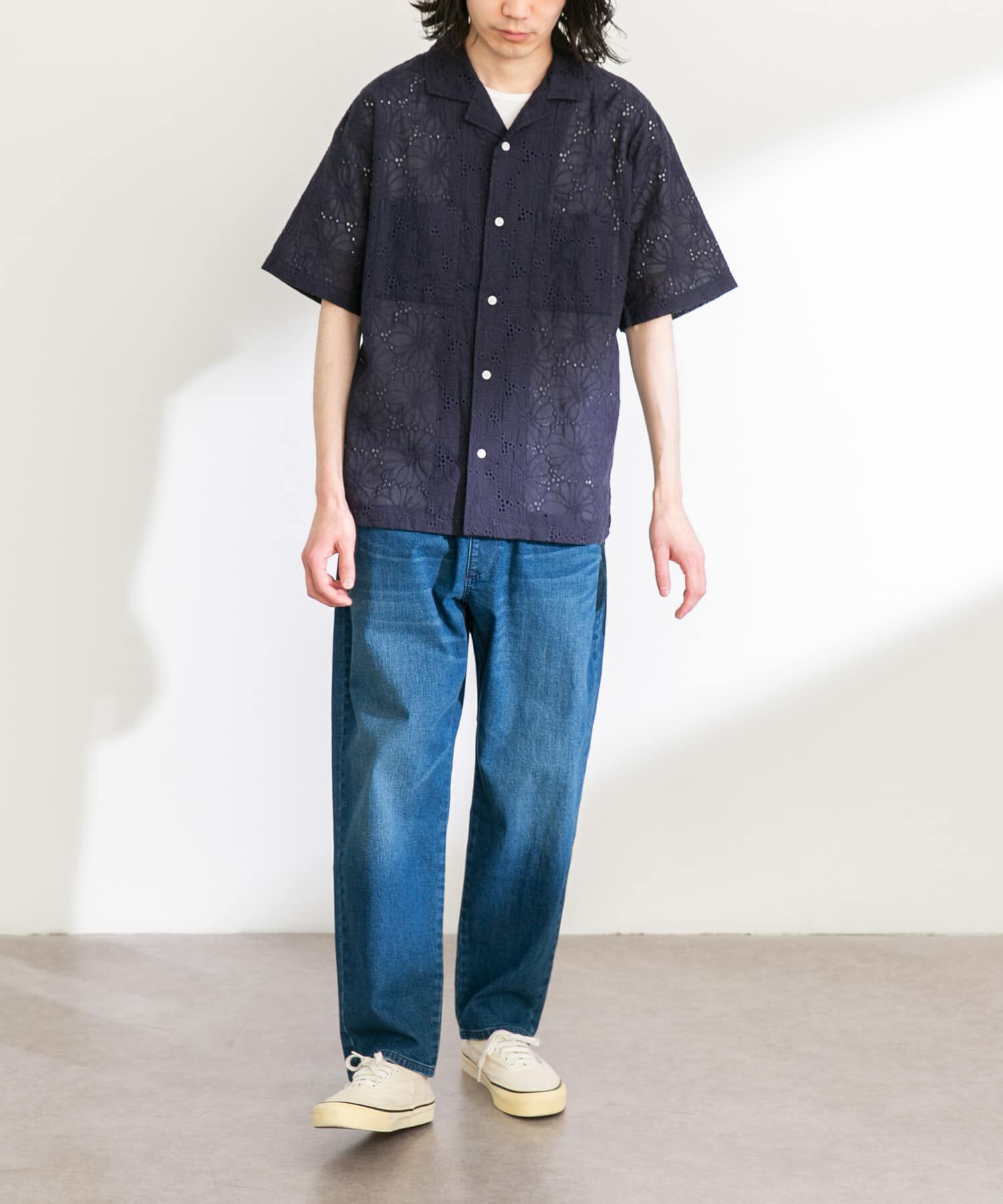 Sonny Label 「レース刺繍ショートスリーブシャツ」|シャツ・ブラウス|