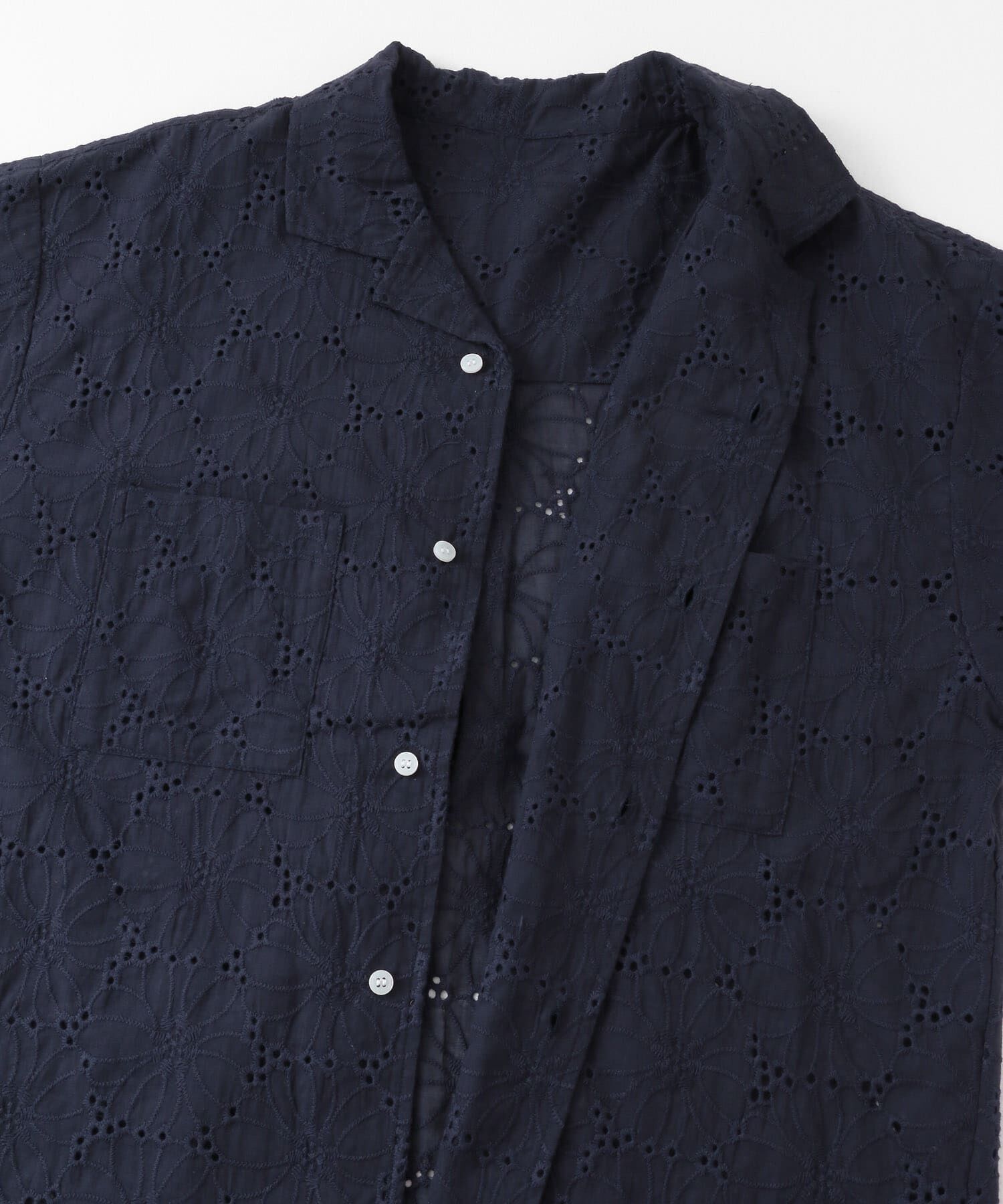 Sonny Label 「レース刺繍ショートスリーブシャツ」|シャツ・ブラウス|