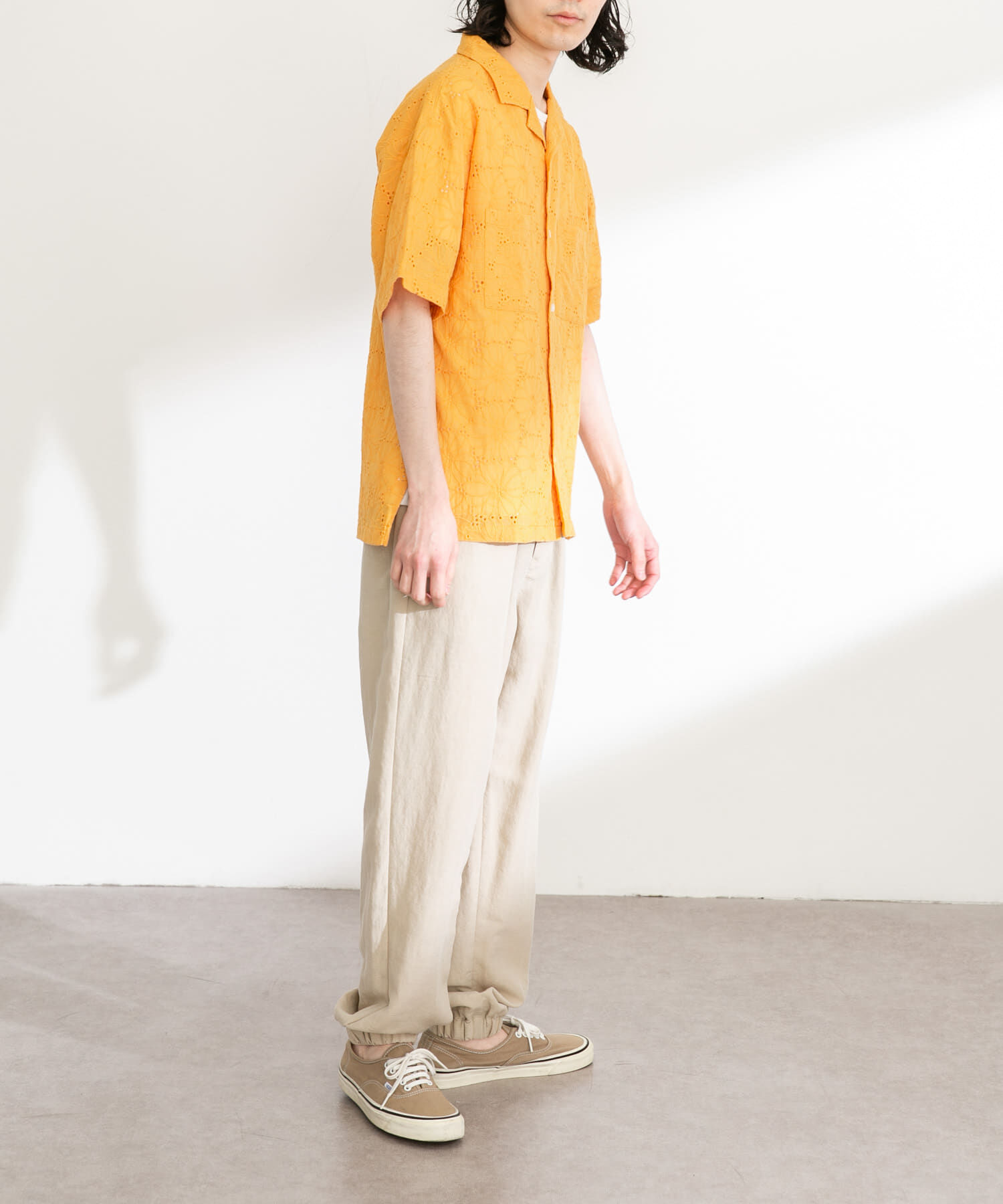 Sonny Label 「レース刺繍ショートスリーブシャツ」|シャツ・ブラウス|