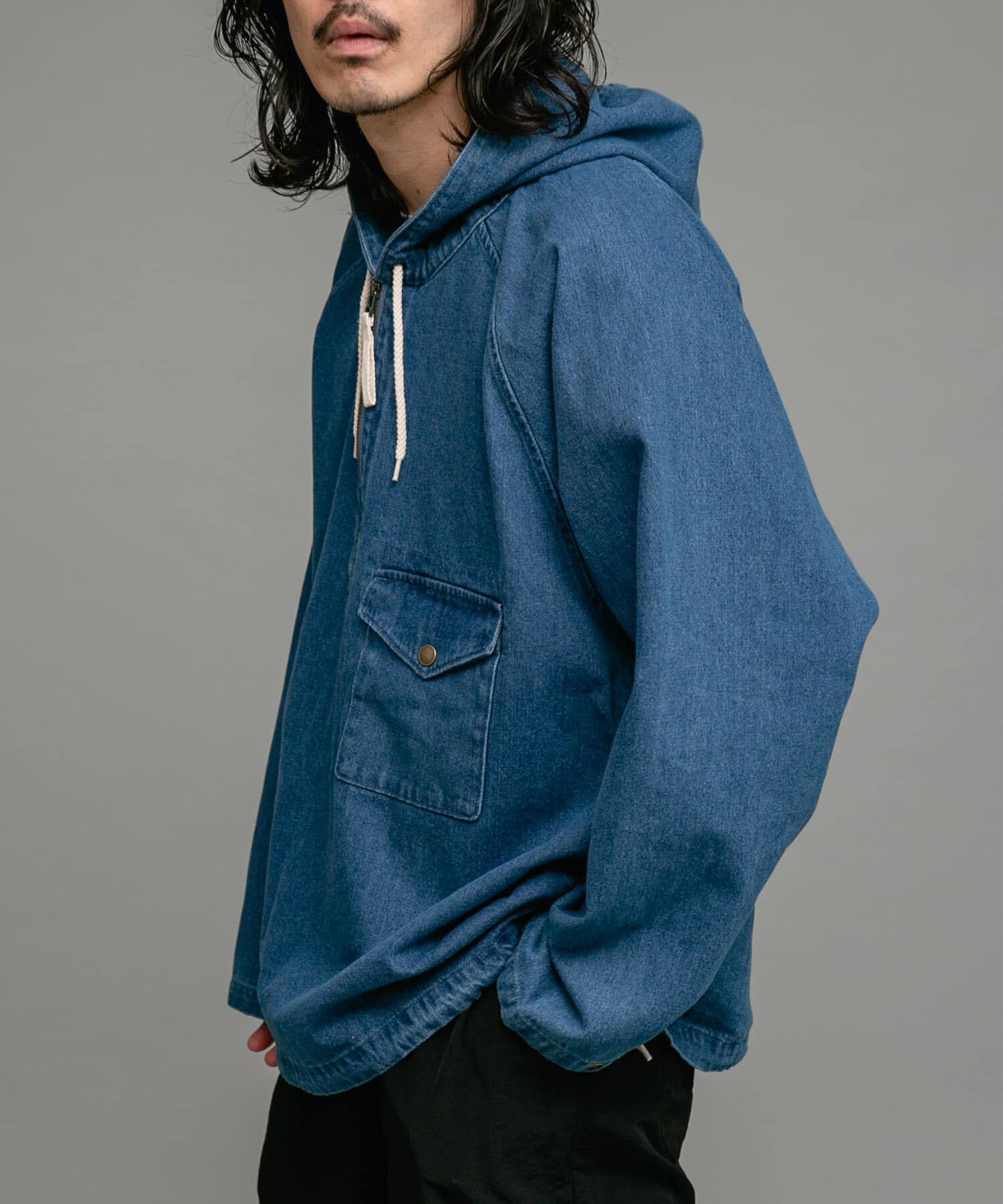 Sonny Label 「『別注』ARMY TWILL&times;Sonny Label　Smock Parka」|ノーカラーコート|