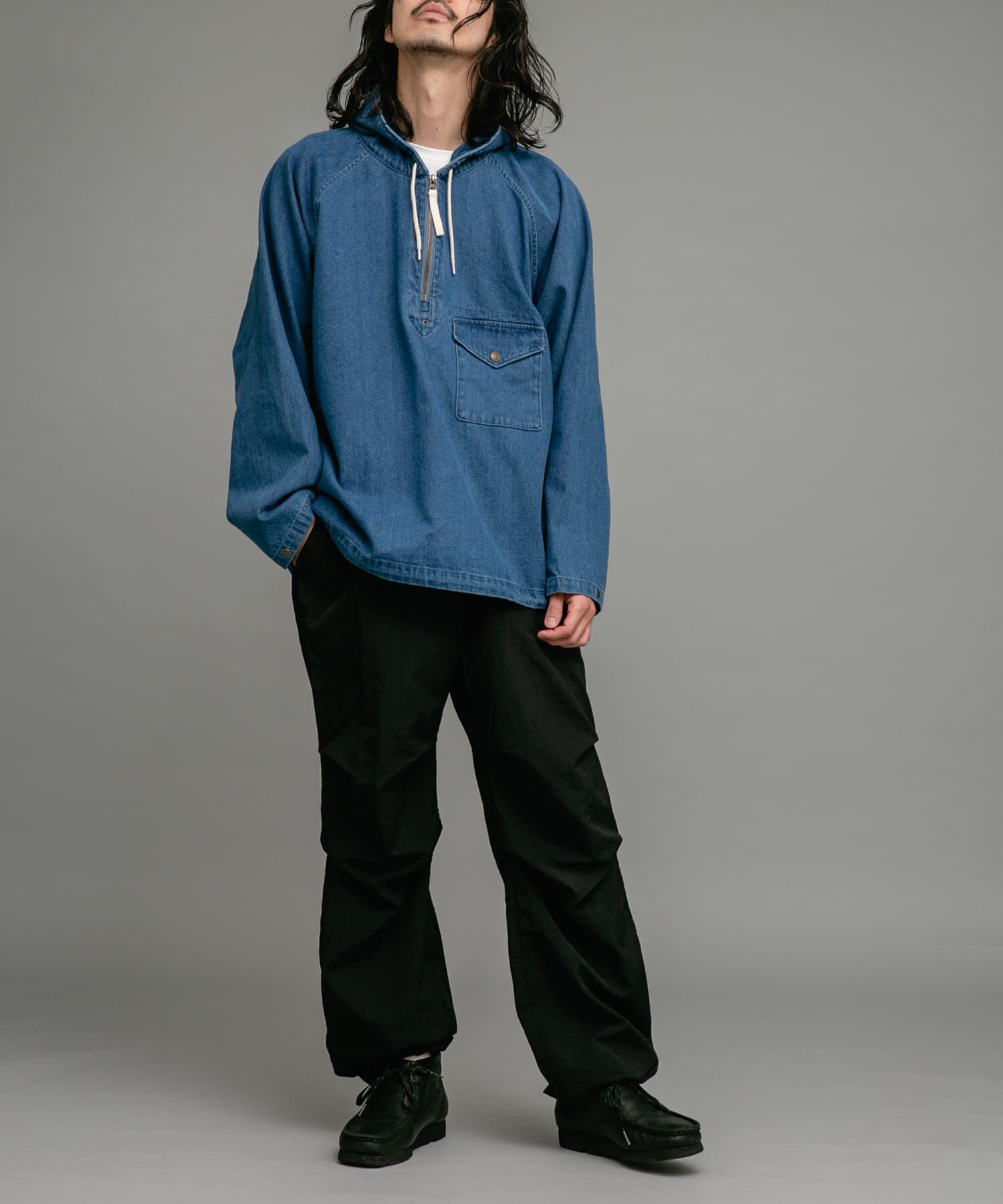 Sonny Label 「『別注』ARMY TWILL&times;Sonny Label　Smock Parka」|ノーカラーコート|