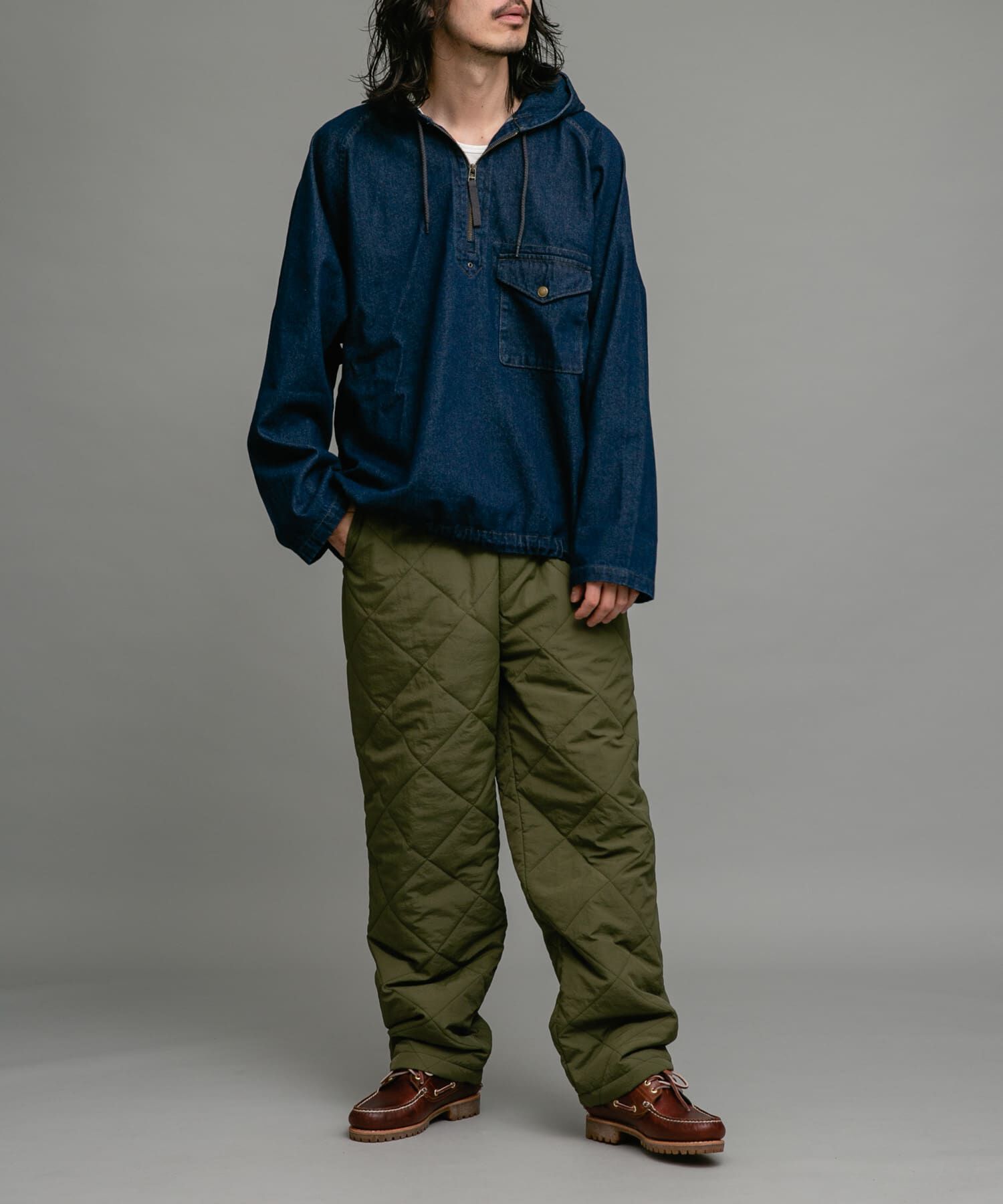 Sonny Label 「『別注』ARMY TWILL&times;Sonny Label　Smock Parka」|ノーカラーコート|