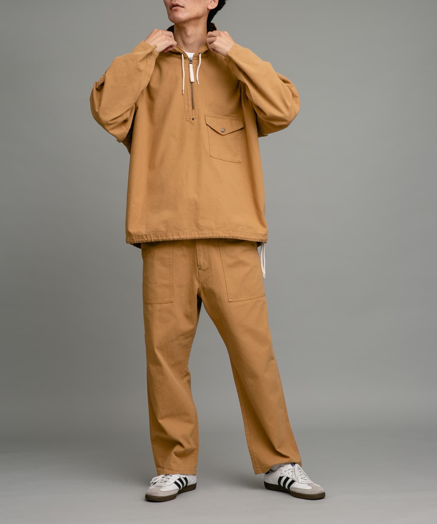 Sonny Label 「『別注』ARMY TWILL&times;Sonny Label　Smock Parka」|ノーカラーコート|