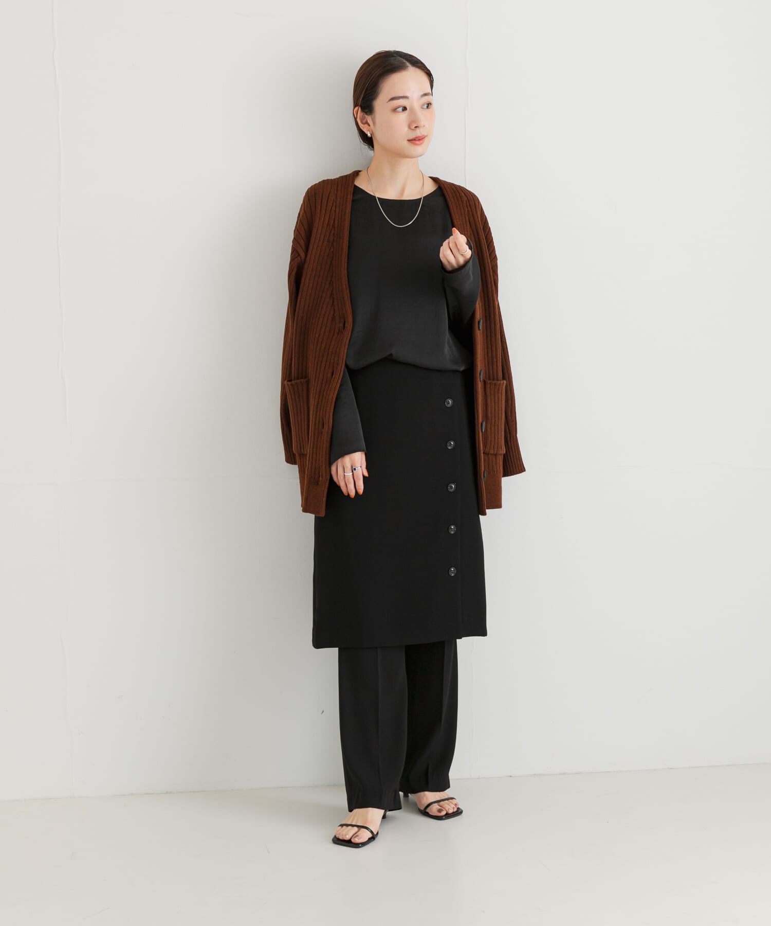 URBAN RESEARCH「ヴィンテージサテンブラウス」|シャツ・ブラウス|