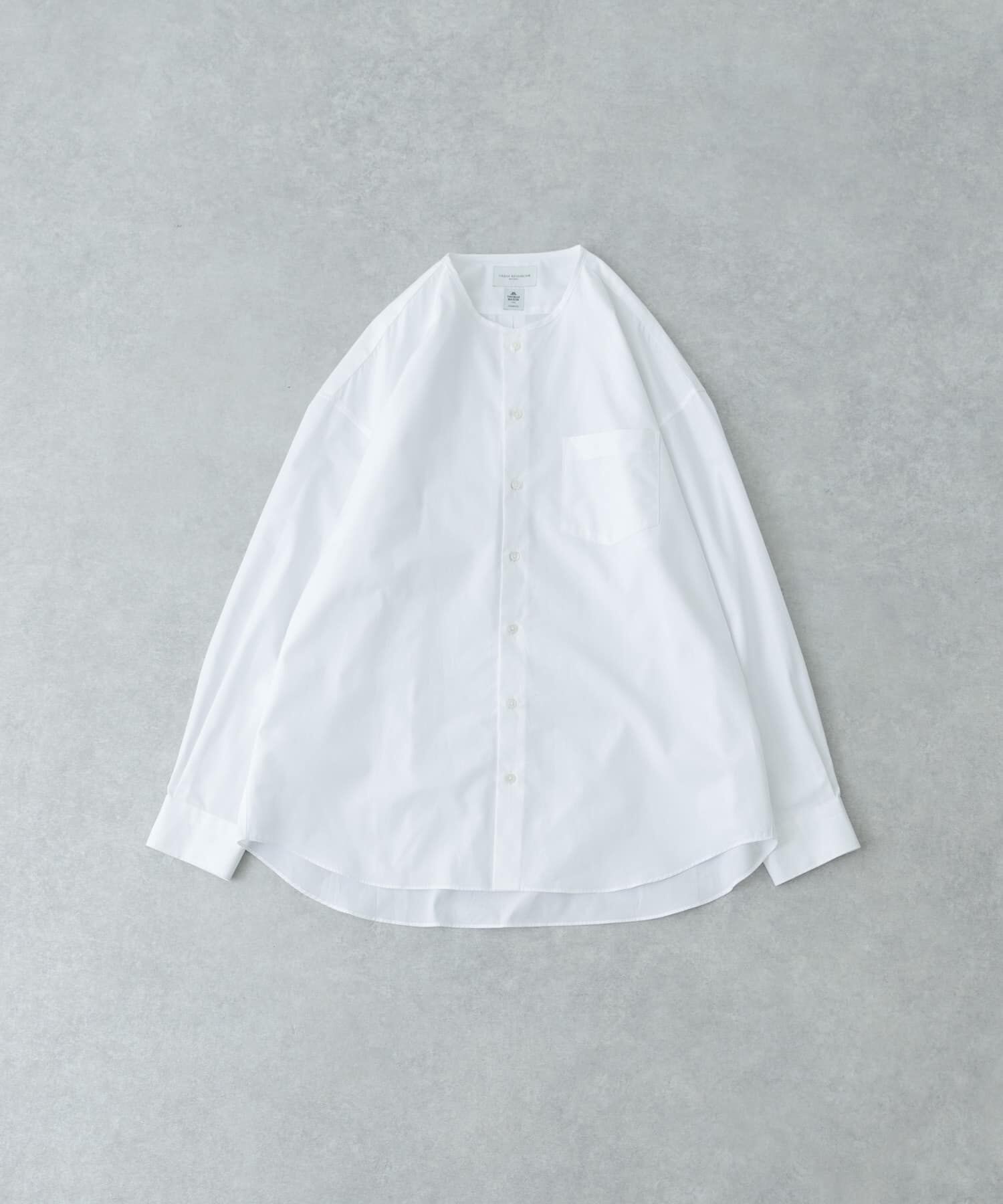URBAN RESEARCH「new basic THOMAS MASON NOCOLLAR SHIRTS」|シャツ・ブラウス|
