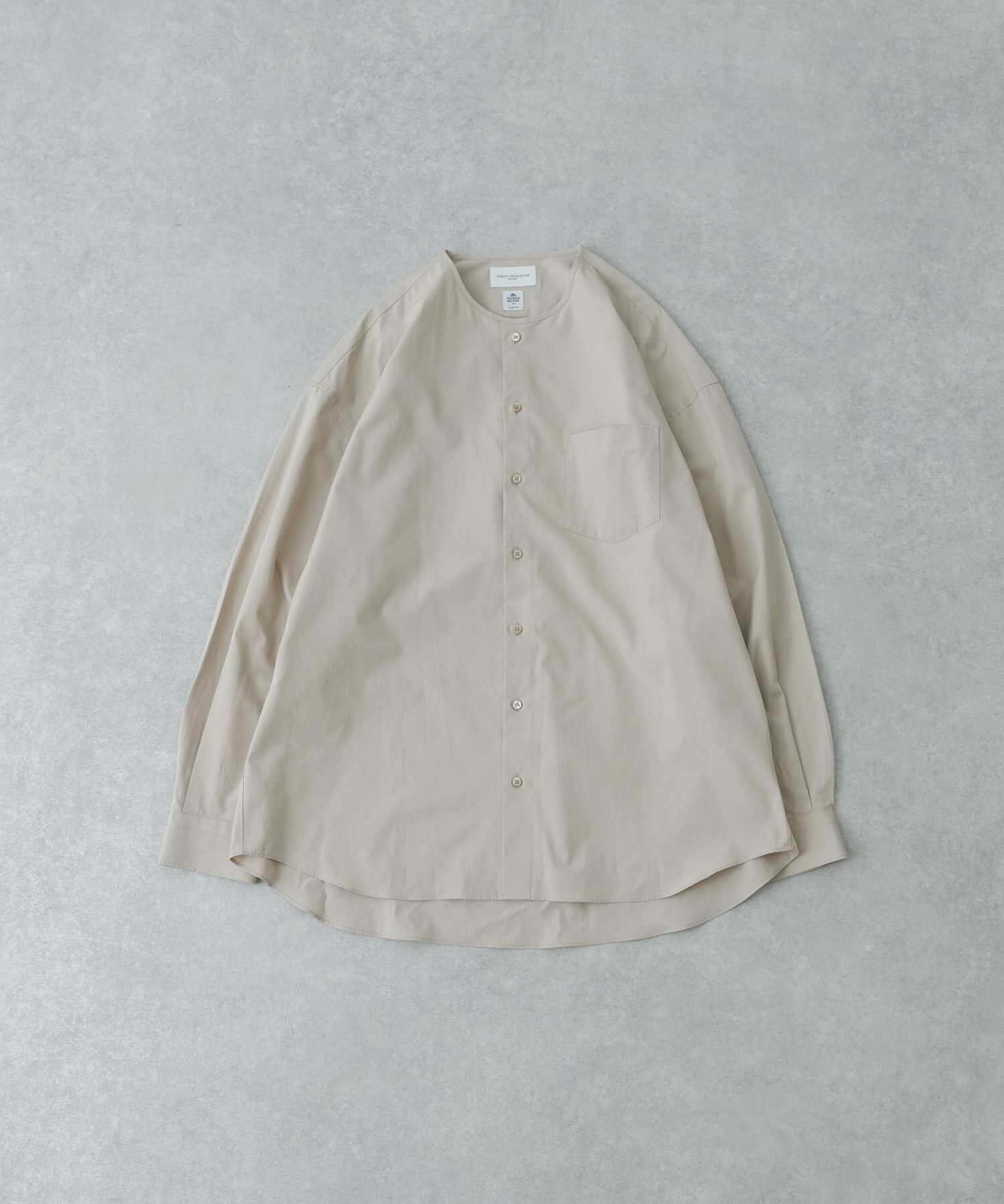 URBAN RESEARCH「new basic THOMAS MASON NOCOLLAR SHIRTS」|シャツ・ブラウス|