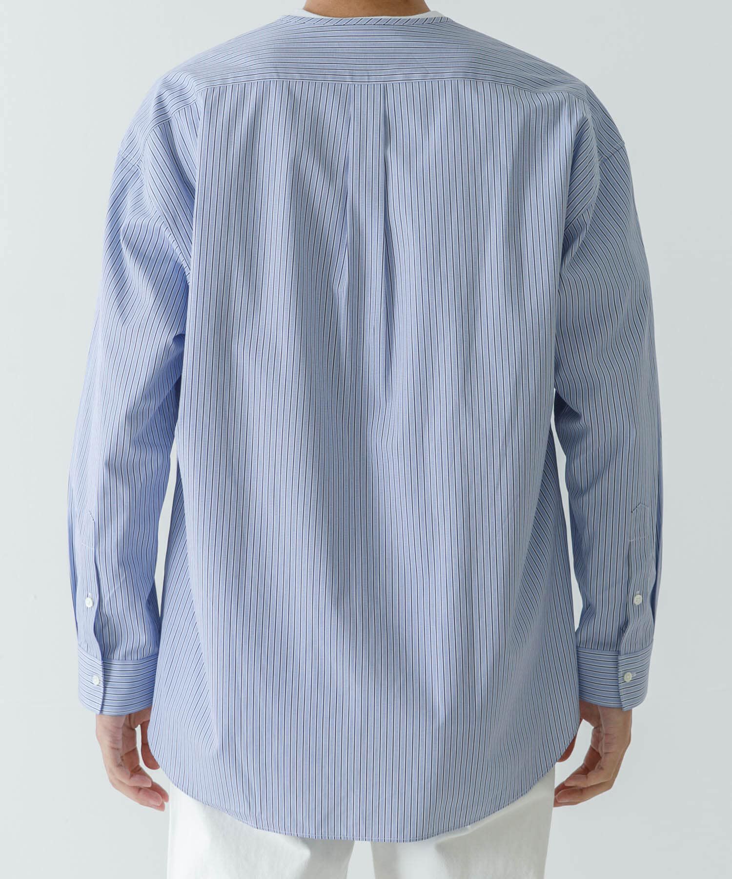 URBAN RESEARCH「new basic THOMAS MASON NOCOLLAR SHIRTS」|シャツ・ブラウス|