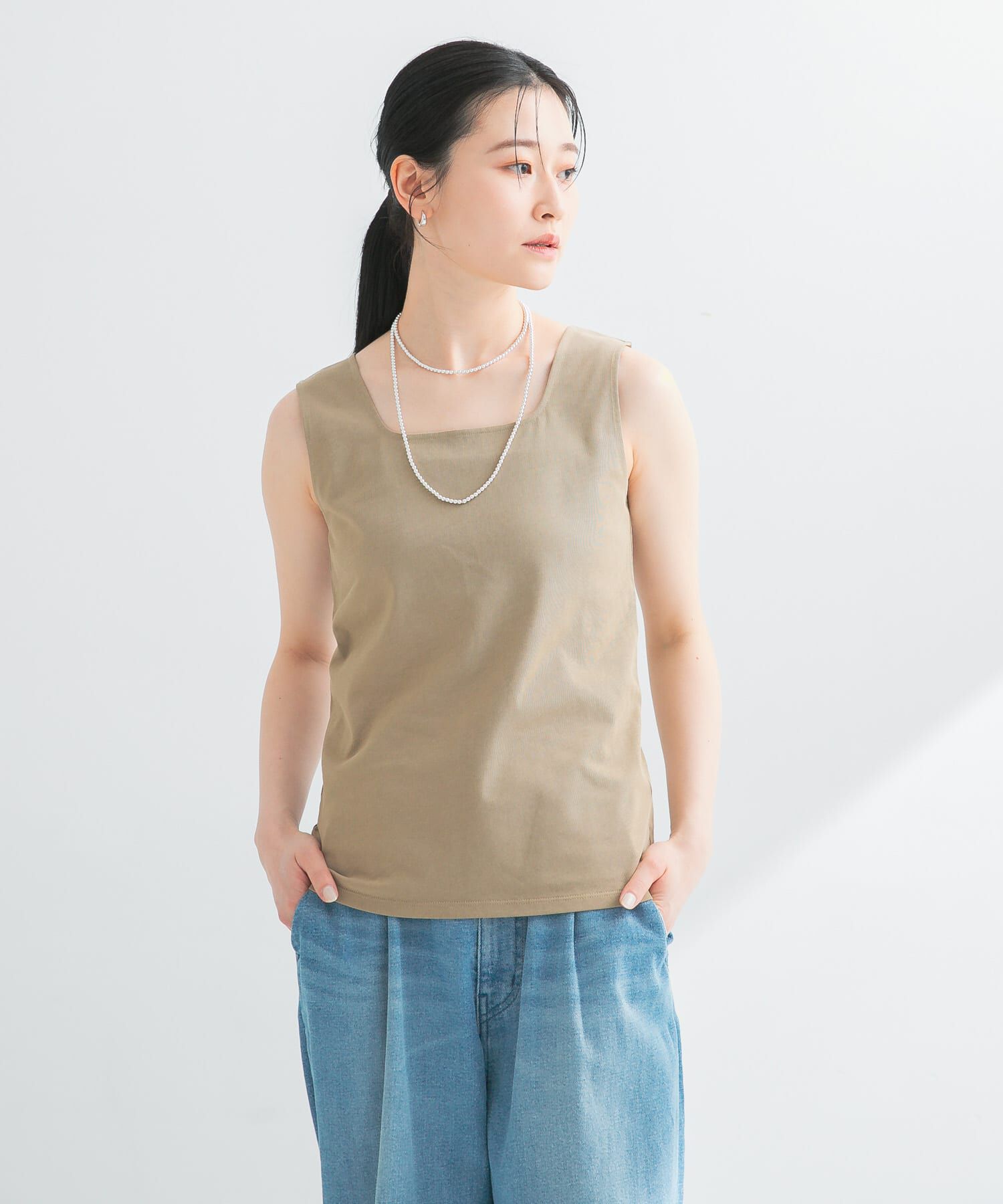 URBAN RESEARCH「スクエアネックタンクトップ」|タンクトップ|