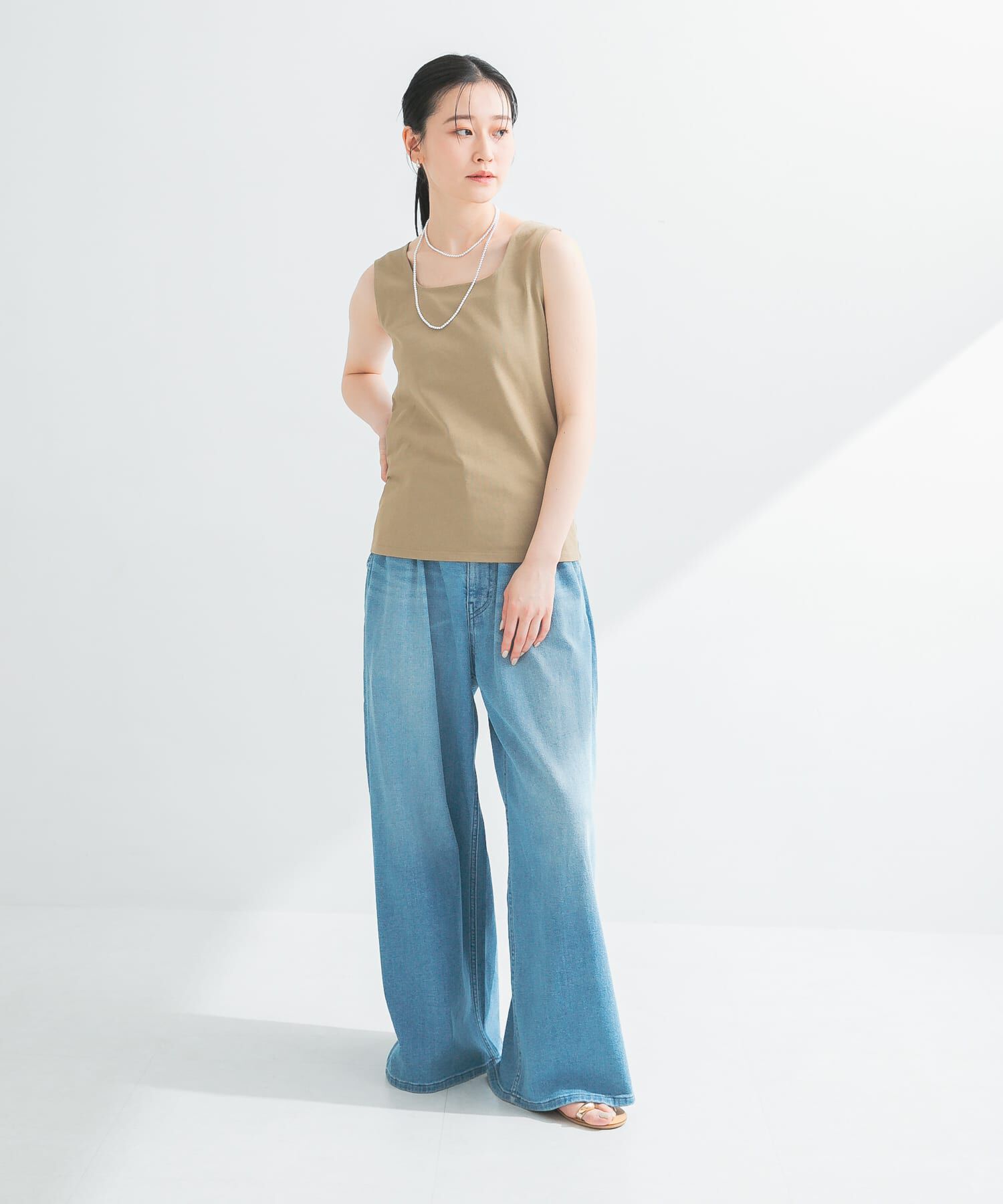 URBAN RESEARCH「スクエアネックタンクトップ」|タンクトップ|