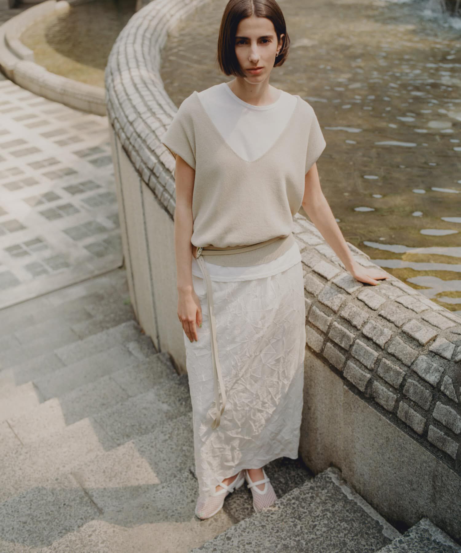 URBAN RESEARCH「『別注』GGG&times;URBAN RESEARCH　ワッシャースカート」|スカート|