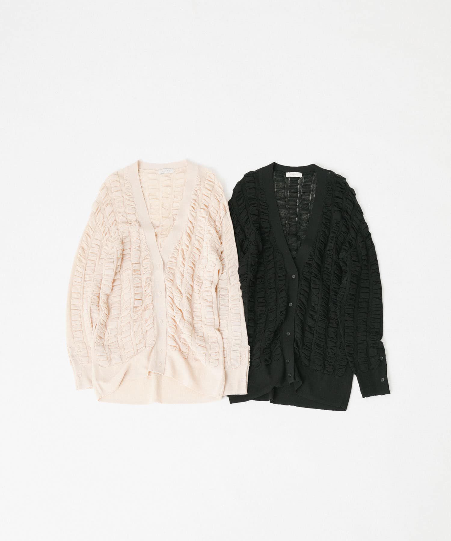 LAATO「fukure cardigan」|カーディガン|