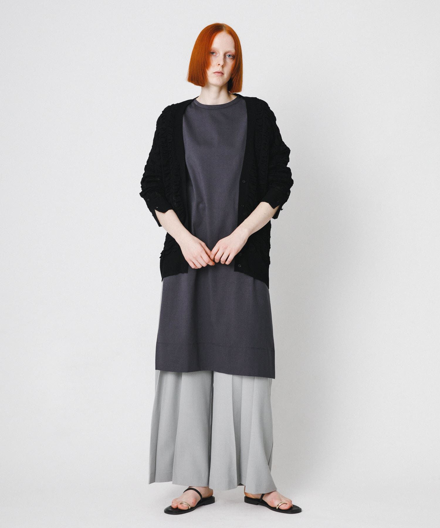 LAATO「fukure cardigan」|カーディガン|