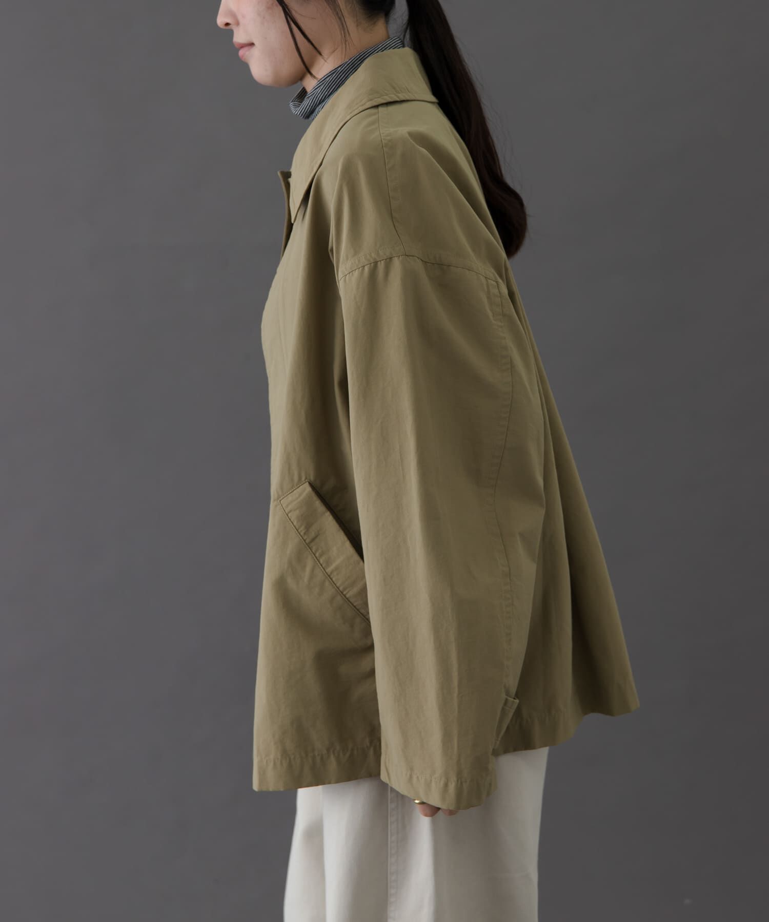 URBAN RESEARCH DOORS「FORK&SPOON　ステンカラーショートコート」|ステンカラーコート|