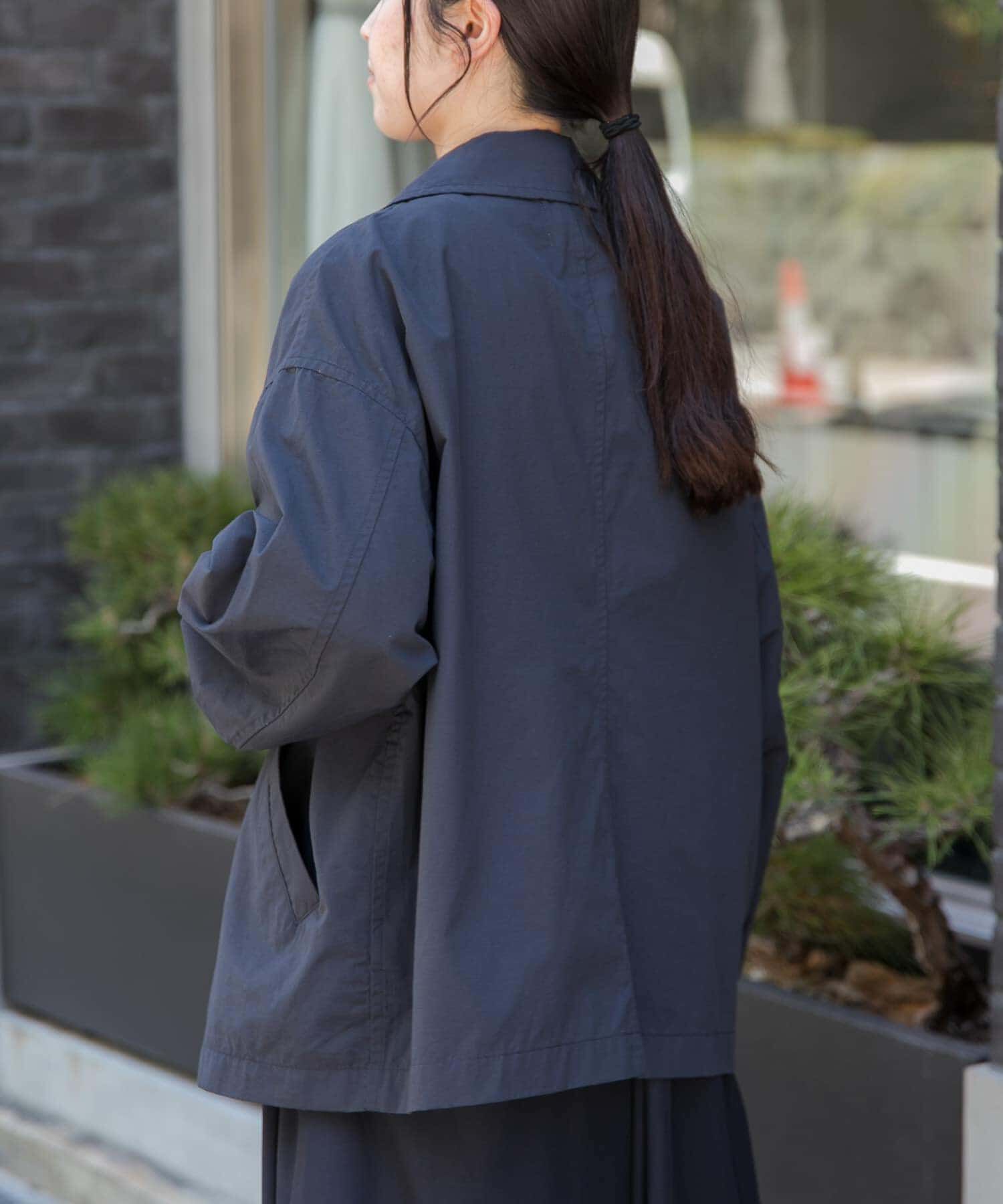 URBAN RESEARCH DOORS「FORK&SPOON　ステンカラーショートコート」|ステンカラーコート|