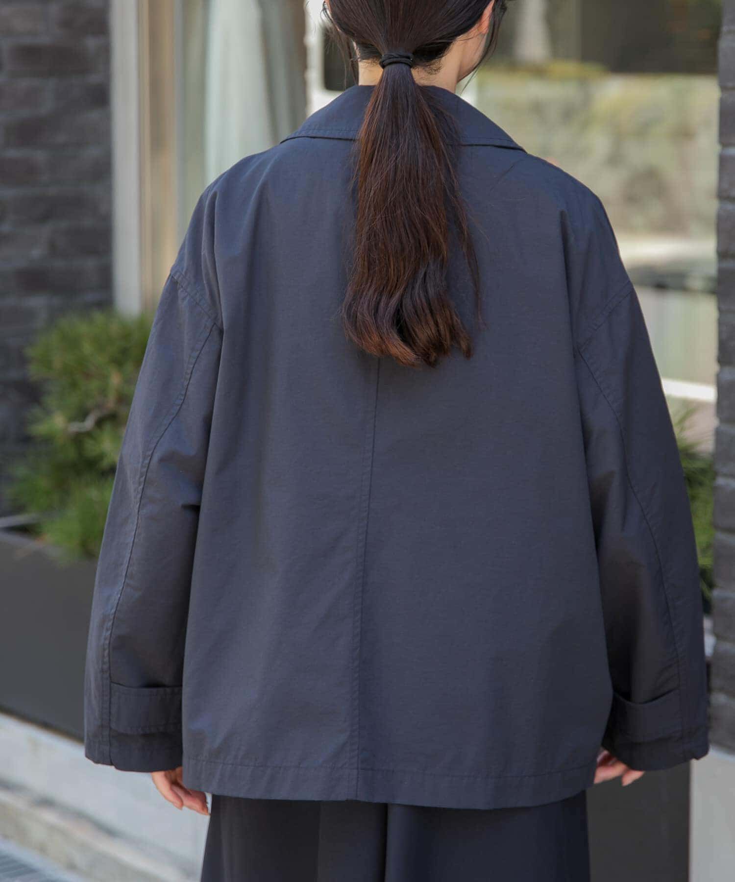 URBAN RESEARCH DOORS「FORK&SPOON　ステンカラーショートコート」|ステンカラーコート|