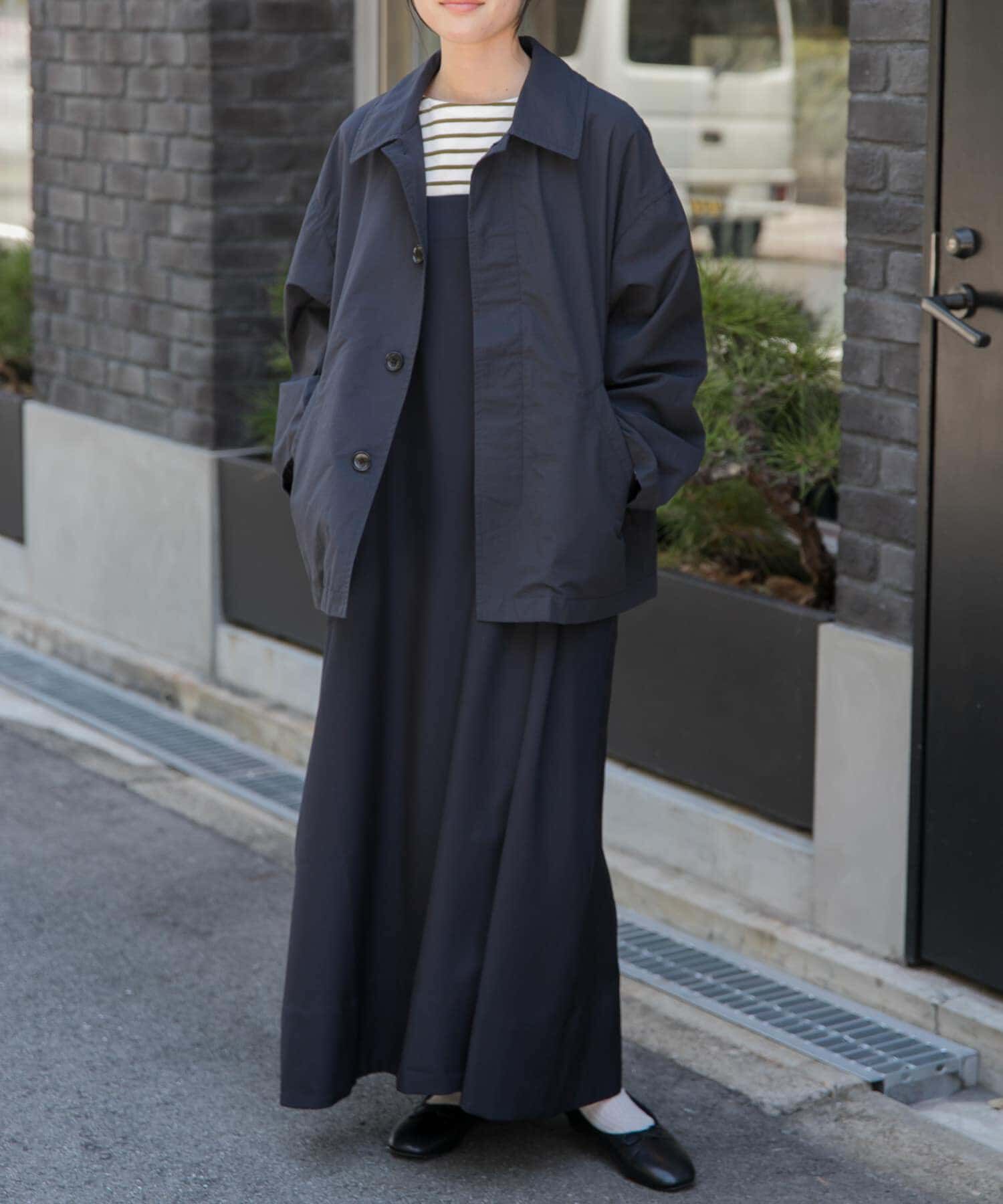 URBAN RESEARCH DOORS「FORK&SPOON　ステンカラーショートコート」|ステンカラーコート|