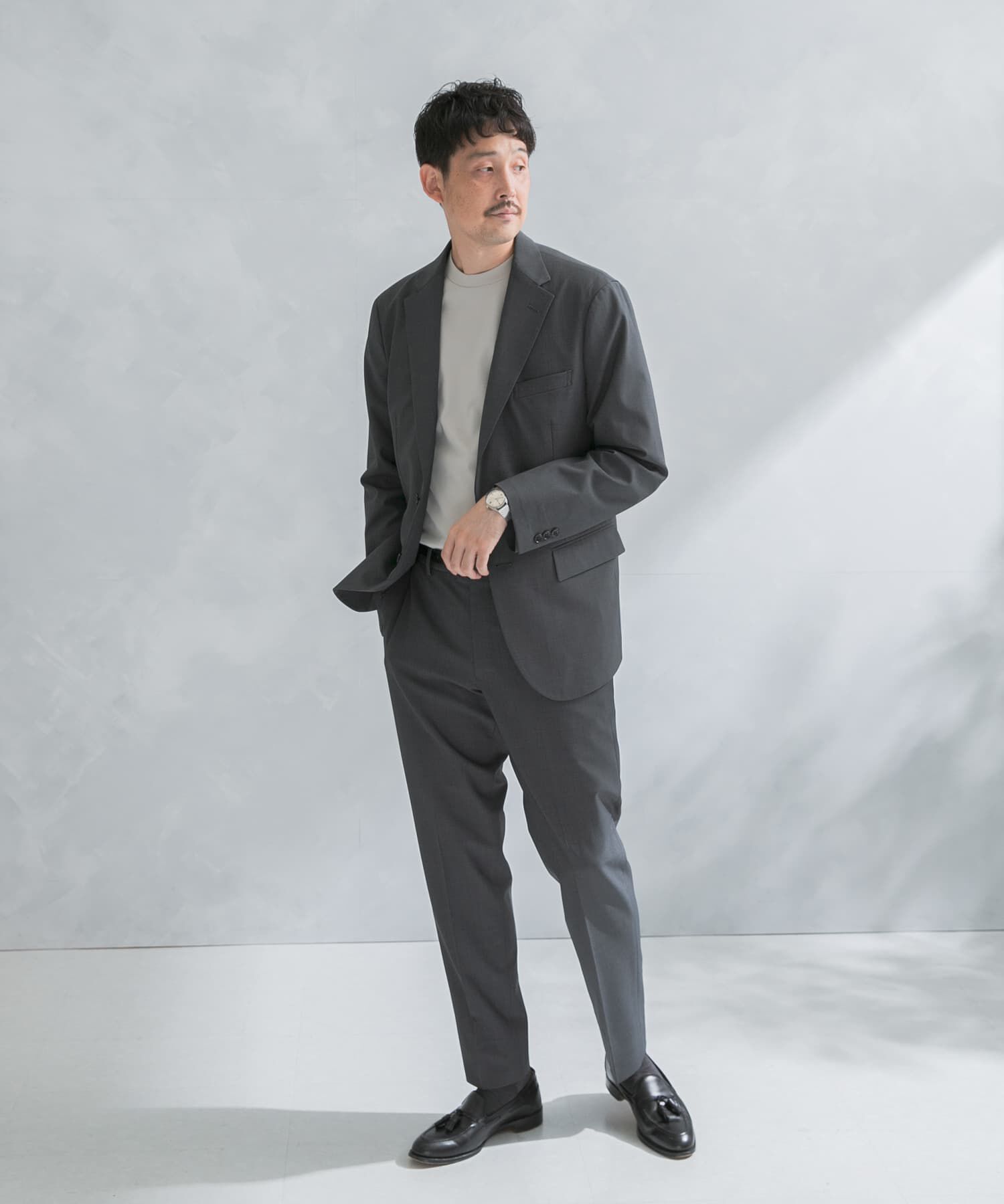 URBAN RESEARCH DOORS「『ｲｰｼﾞｰｹｱ』LIFE STYLE TAILOR ｸﾘｱﾂｲﾙｺﾝﾌｫｰﾀﾌﾞﾙｽﾏｰ 」|スラックス|