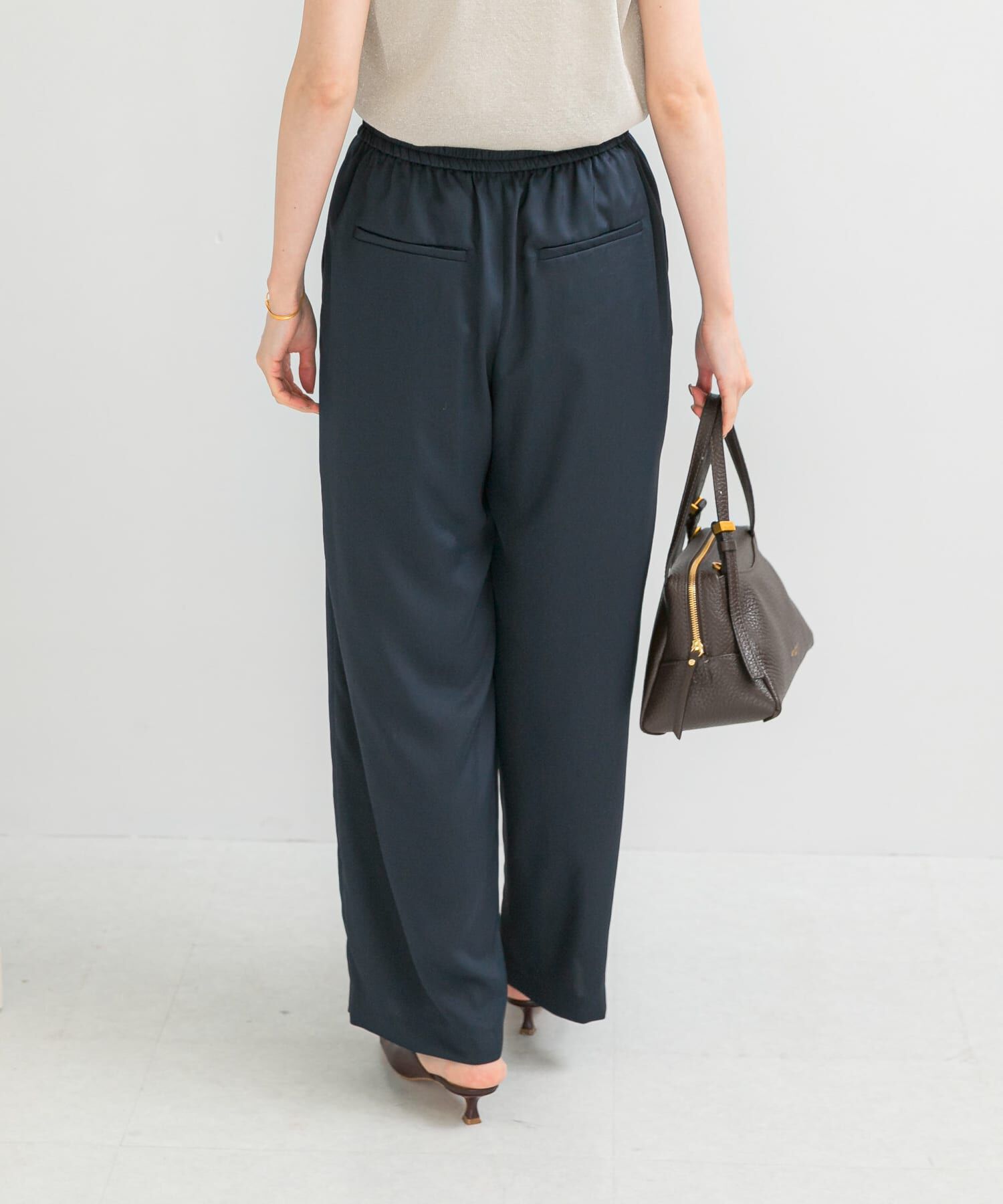 URBAN RESEARCH ROSSO「DONEEYU　サテンツイルワイドパンツ」|その他|